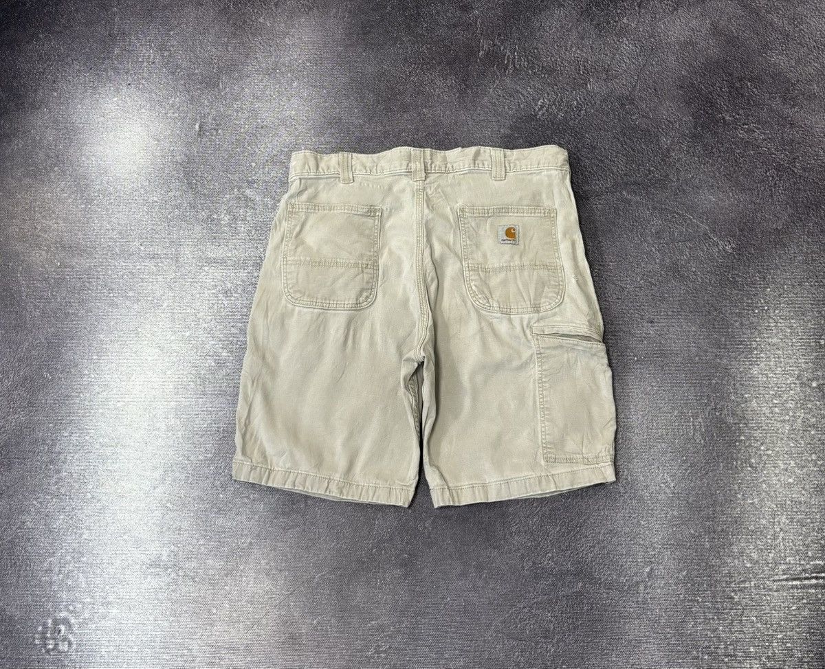 Carhartt Vintage Carhartt Y2K Workwear Beige Hype Carpenter Shorts Size US 36 / EU 52 - 1 Thumbnail