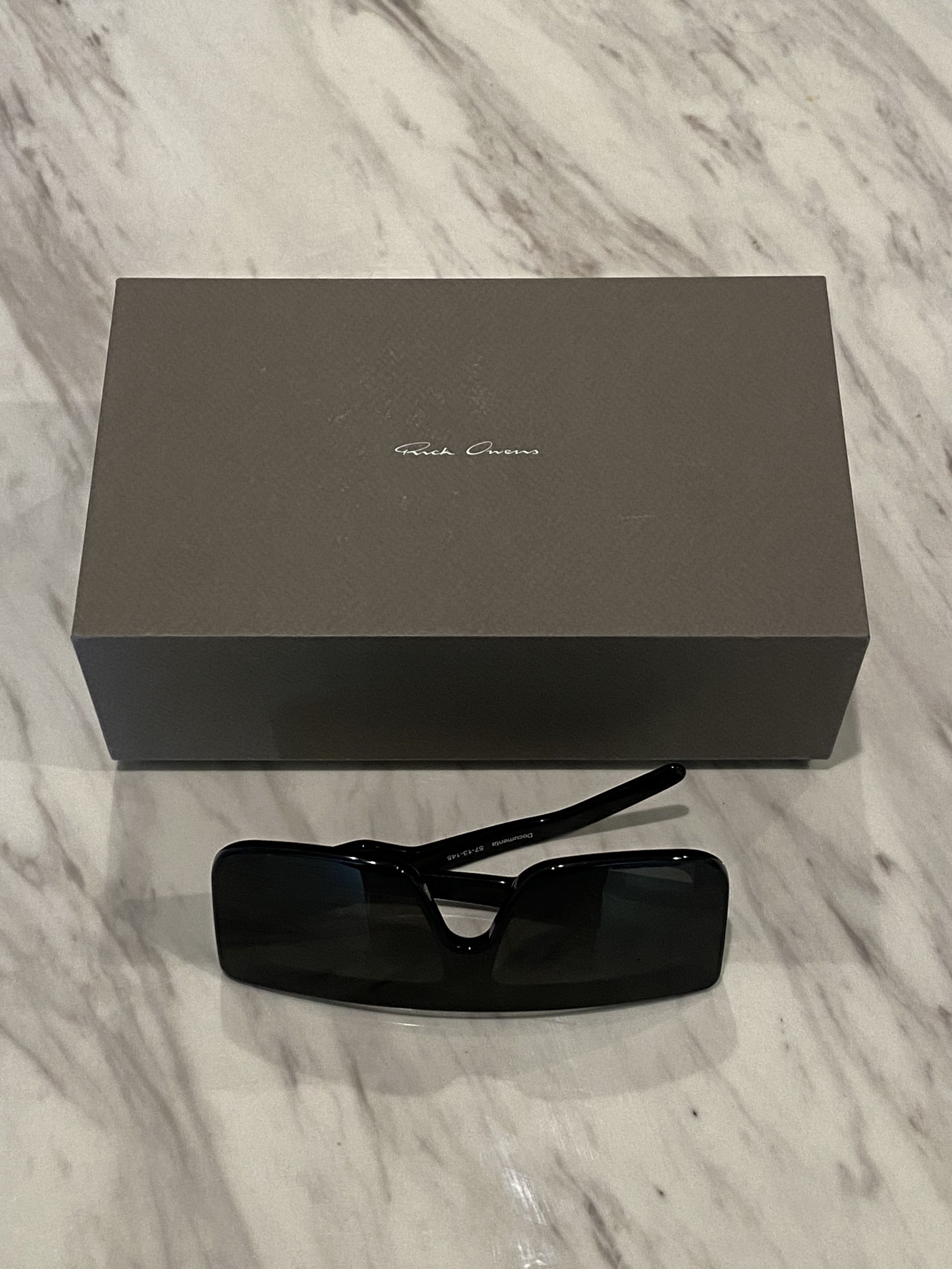 Rick Owens Rick Owens Documenta Sunglasses Size ONE SIZE - 1 Thumbnail