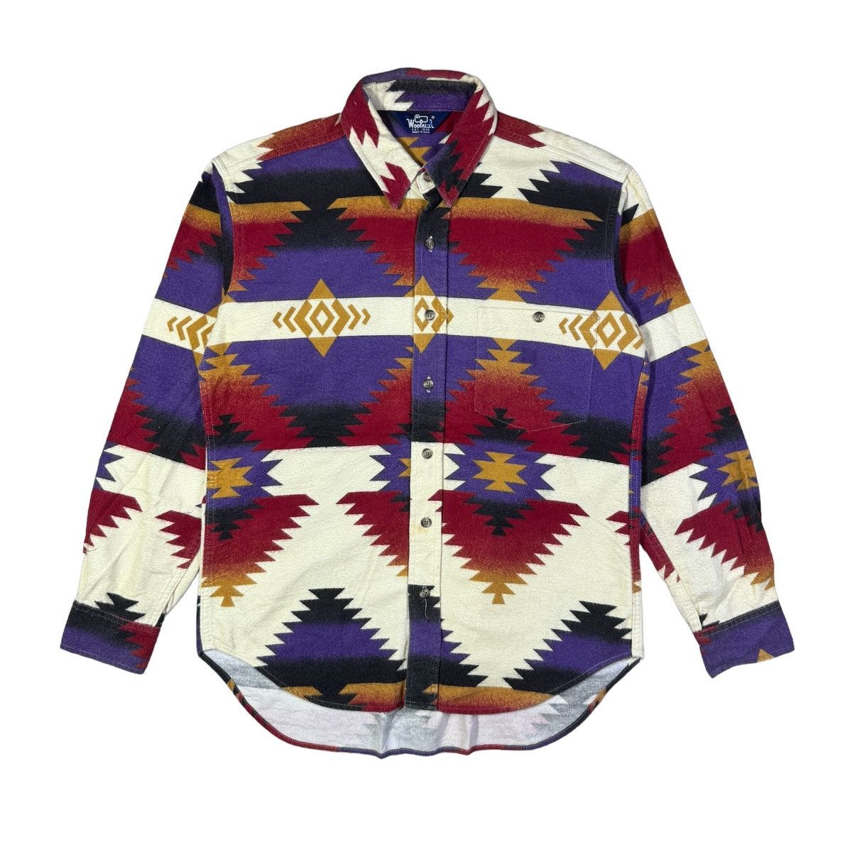 Vintage × Woolrich Woolen Mills Vintage Woolrich Aztec Navajo Shirt Size US M / EU 48-50 / 2 - 1 Thumbnail