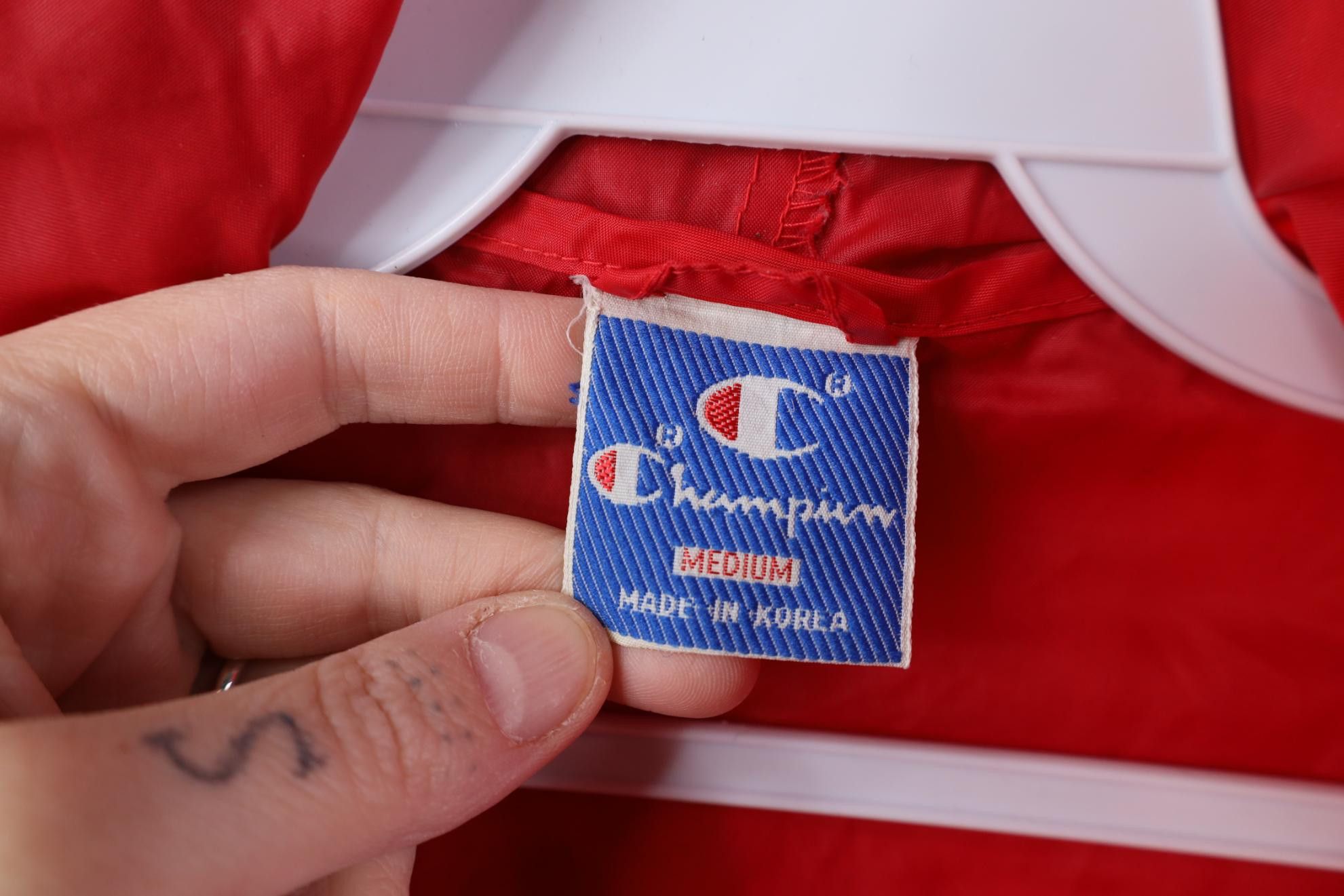 Champion Vintage 80s Champion College Anorak Windbreaker Jacket Size US M / EU 48-50 / 2 - 10 Thumbnail