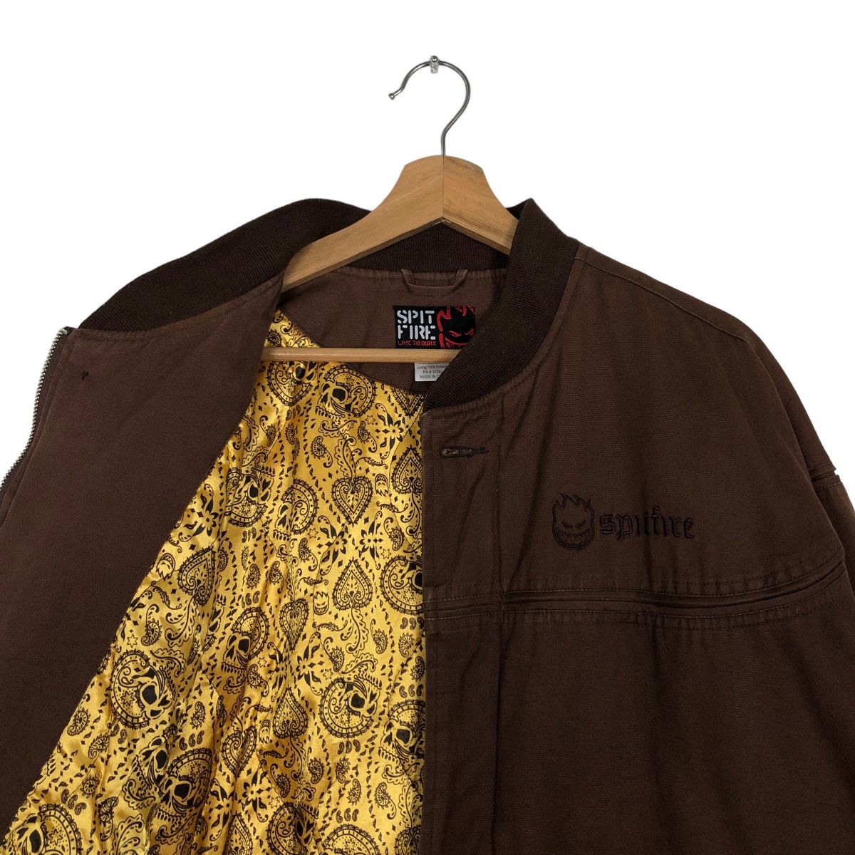 Hysteric Glamour 🔥Spit Fire Bomber Jacket Bondage Full Print Lining Size US M / EU 48-50 / 2 - 10 Thumbnail