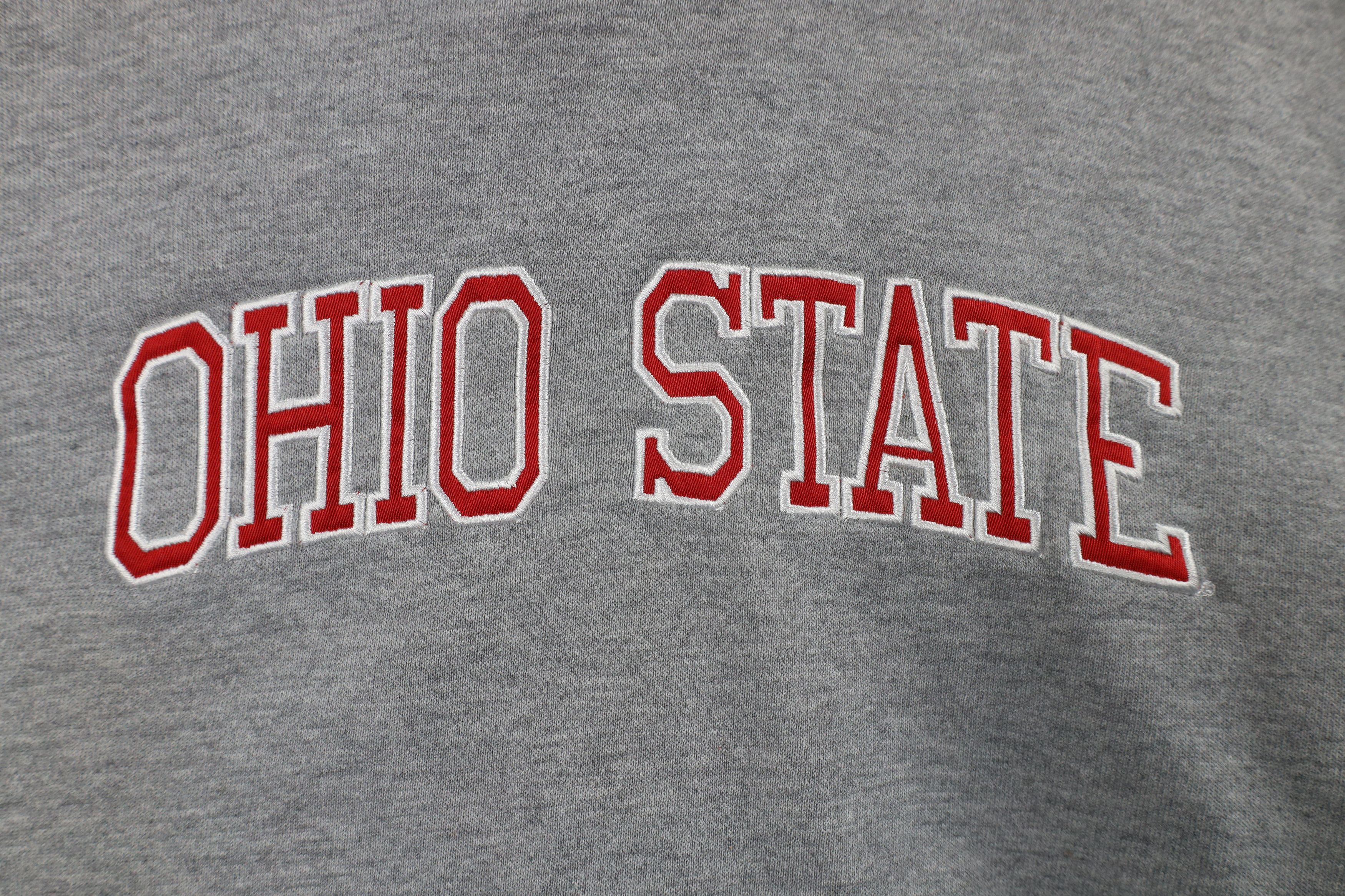 Vintage Vintage 90s Spell Ohio State University Hoodie Sweatshirt Size US XL / EU 56 / 4 - 7 Thumbnail