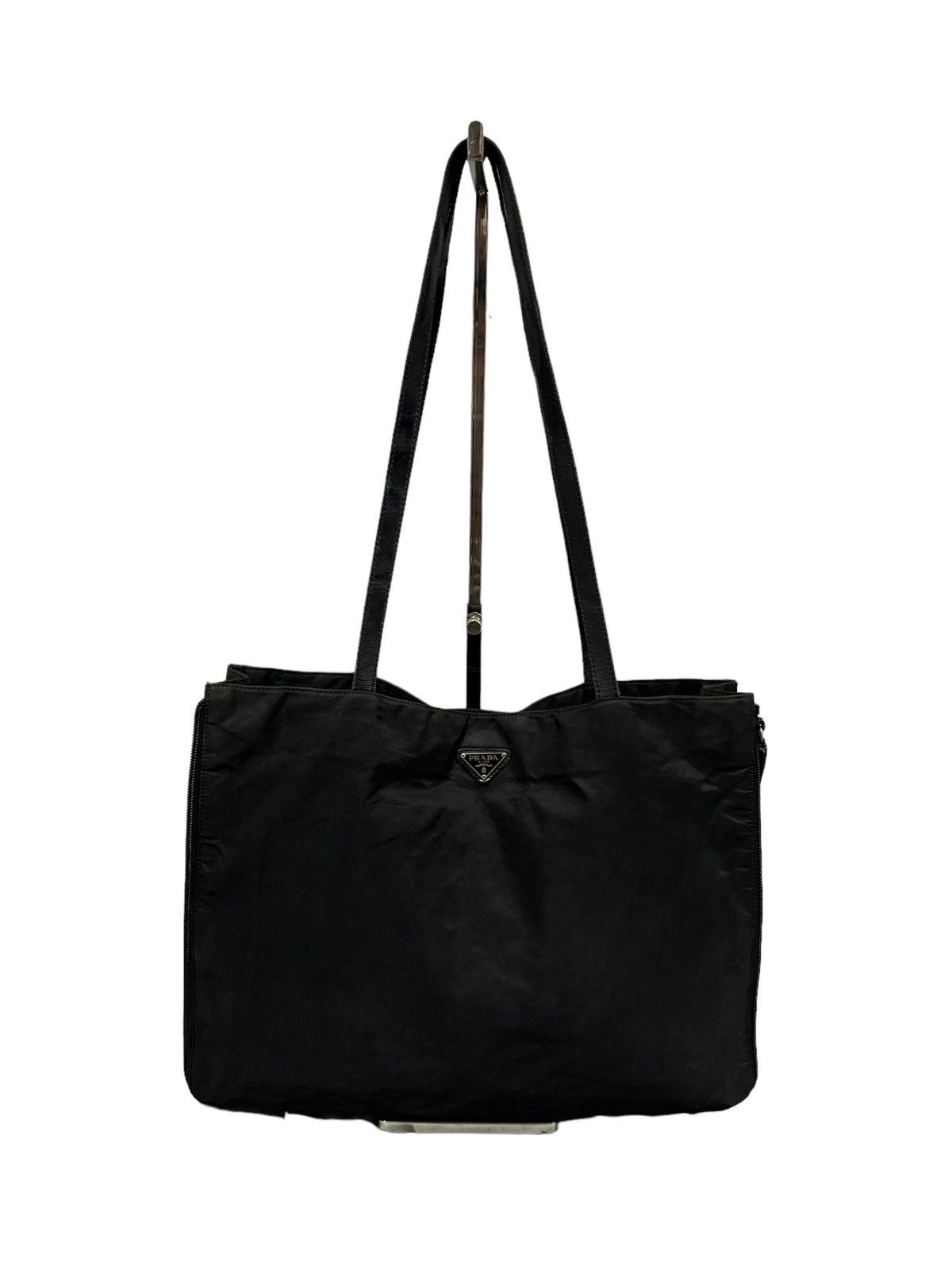 Prada Authentic🔥Prada Tessuto City Top Tote Zipper Expand Bag Size ONE SIZE - 2 Thumbnail
