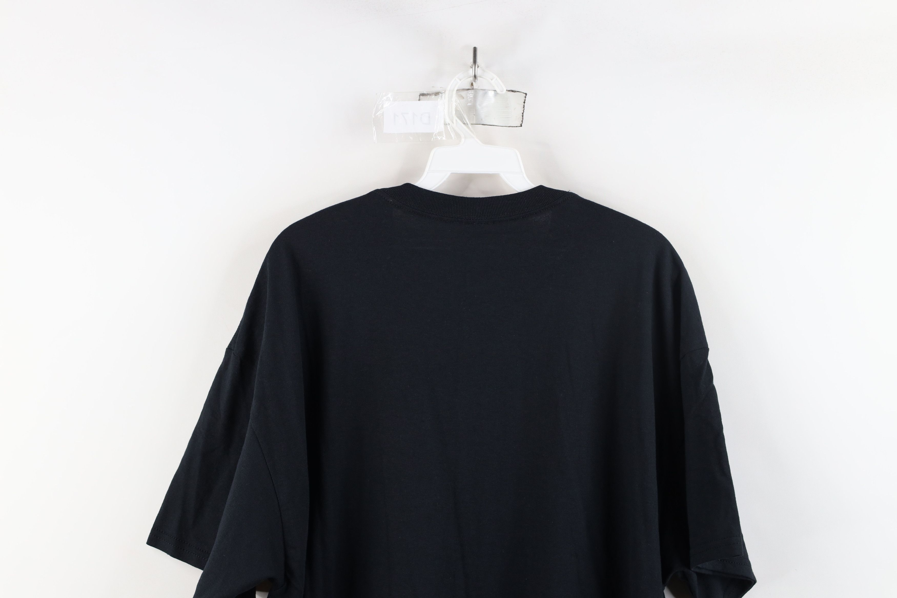 Vintage Deadstock Vintage Y2K Streetwear Heavy Cotton T-Shirt Black Size US XL / EU 56 / 4 - 13 Thumbnail