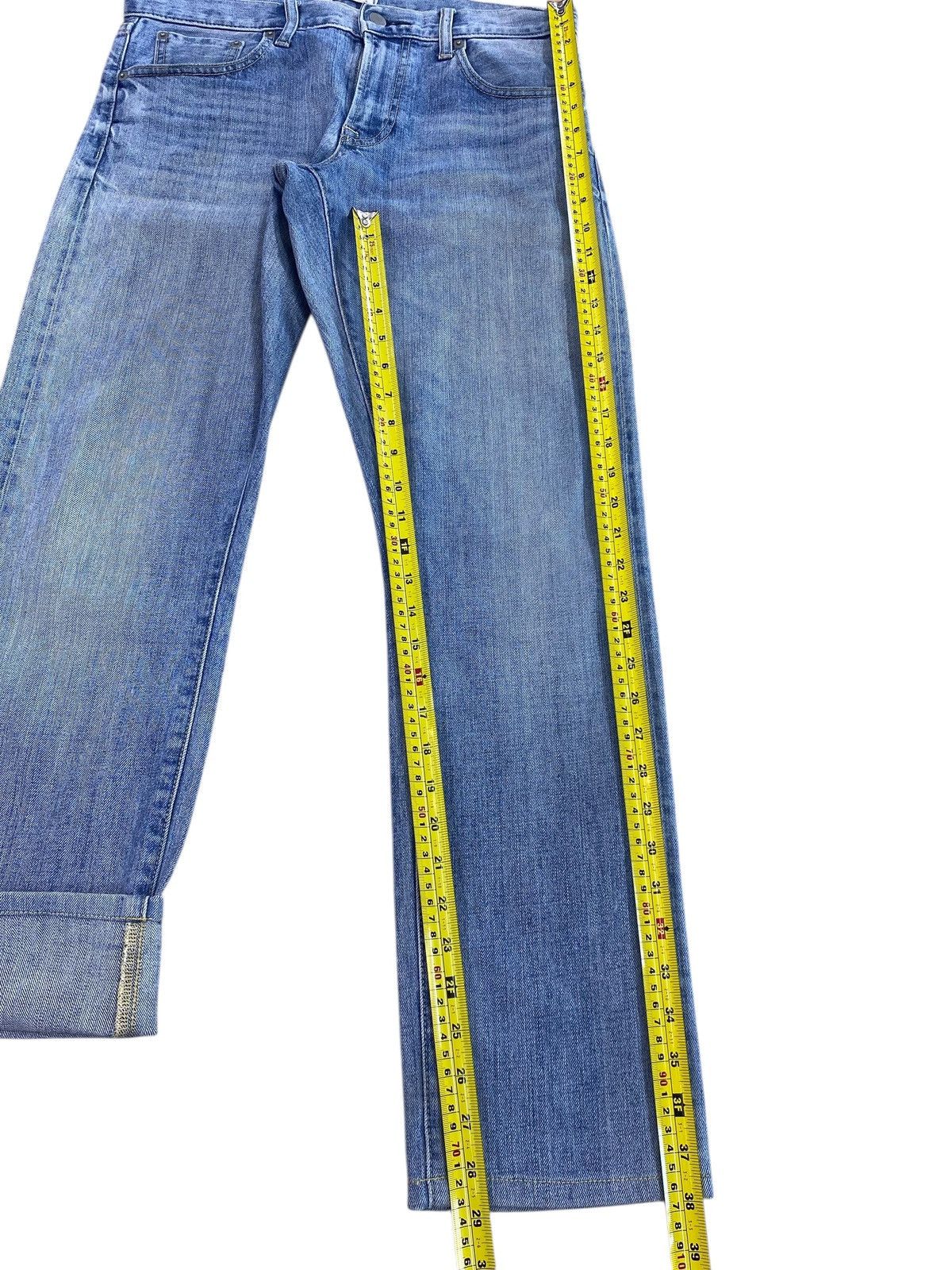 Uniqlo Uniqlo X Selvage Faded Wash Whiskered Style Slim Fit Jeans Size US 32 / EU 48 - 8 Thumbnail