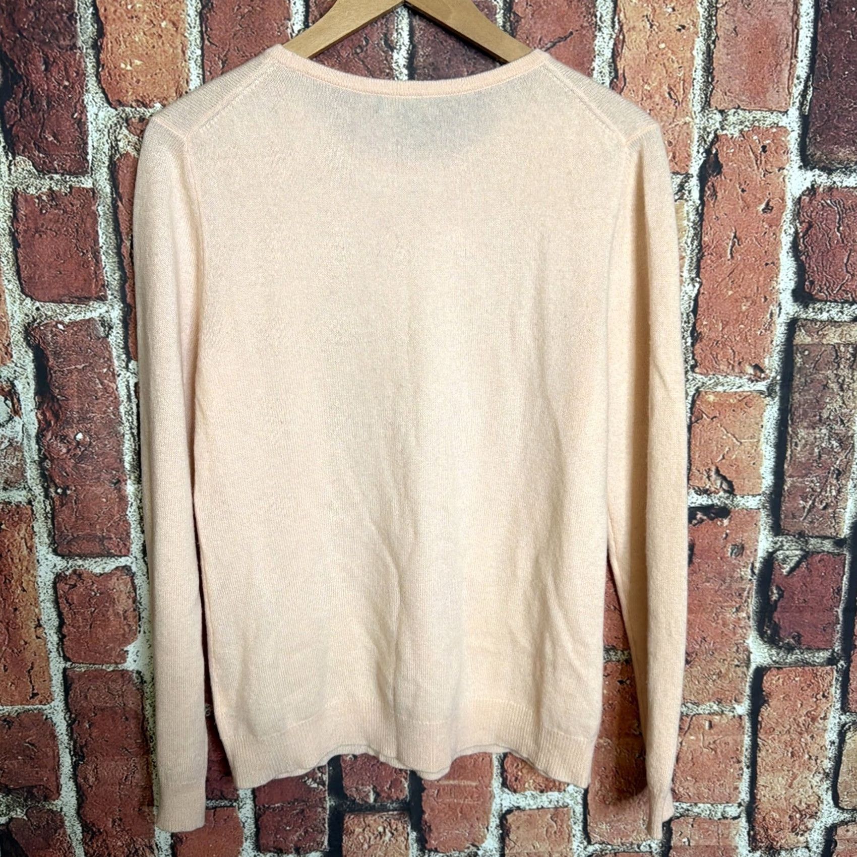 Charter Club VINTAGE Charter Club Luxury 100% Cashmere Sweater Women’s L Pink Crew Neck LS Soft Size L / US 10 / IT 46 - 3 Thumbnail