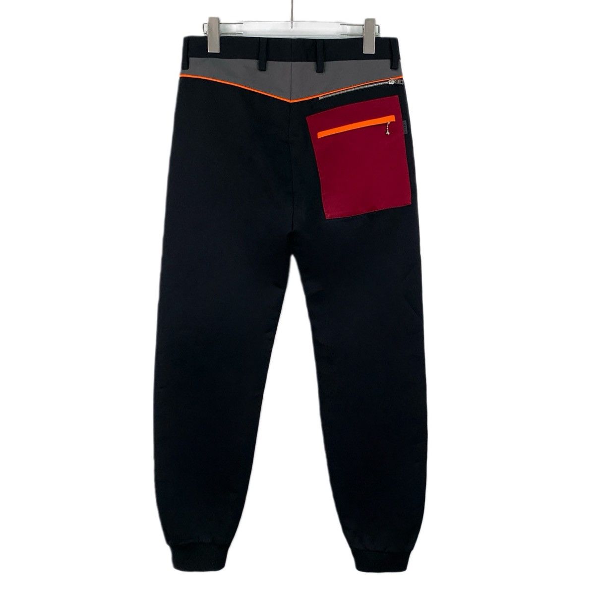 Prada Prada Black Spliced Pocket Cotton Cuffed Casual Pants K26WX Size US 30 / EU 46 - 2 Thumbnail