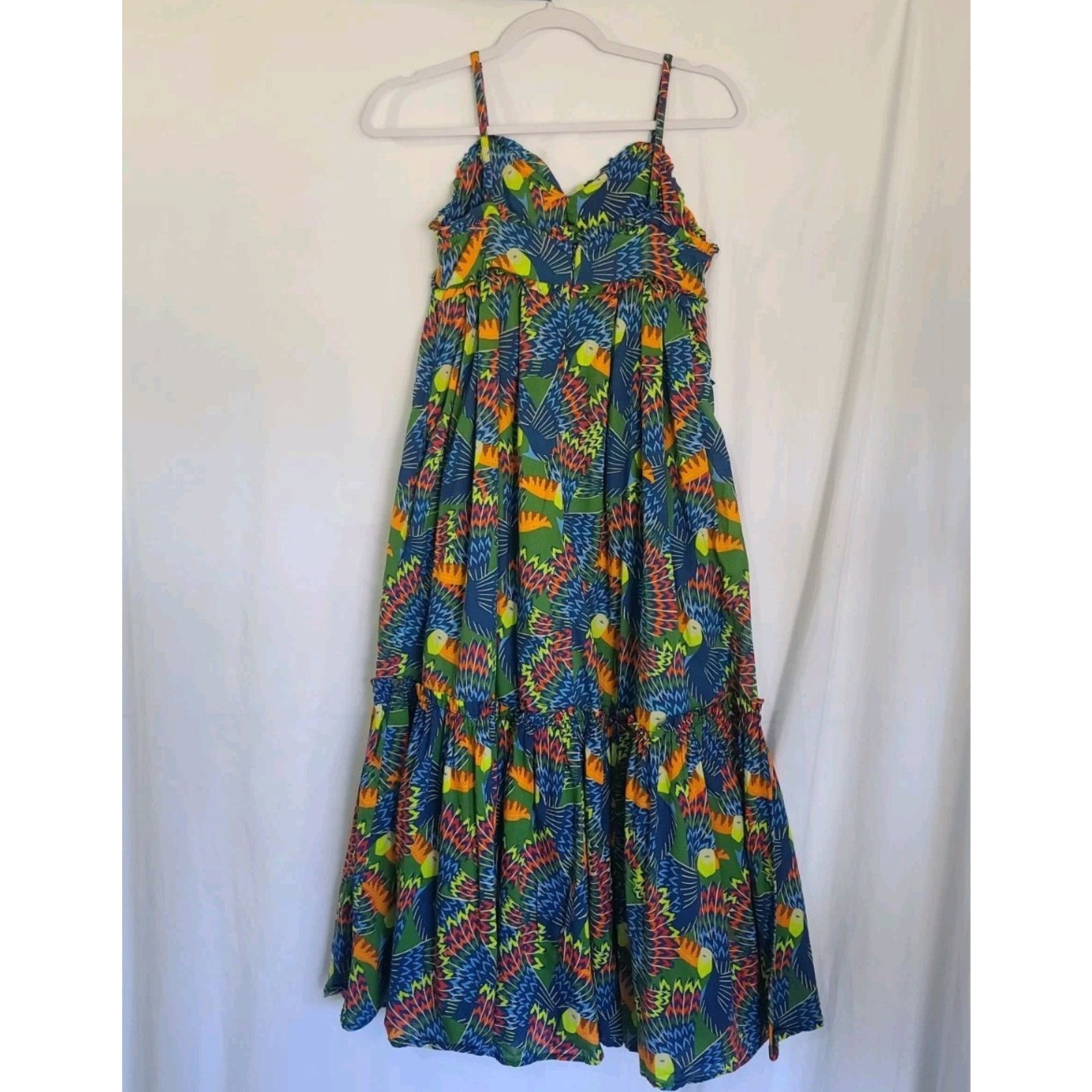 Farm Rio Farm Rio For Anthropologie Multicolor Maxi Dress XXS Size XXS / US 00 / IT 34 - 7 Thumbnail