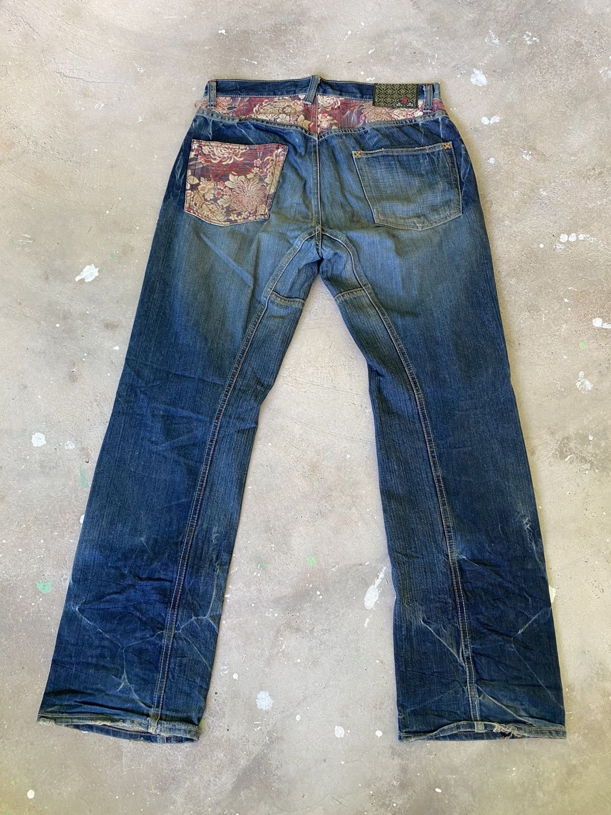 Eternal ETERNAL Japanese Floral Repair Distressed Denim Size US 34 / EU 50 - 10 Thumbnail
