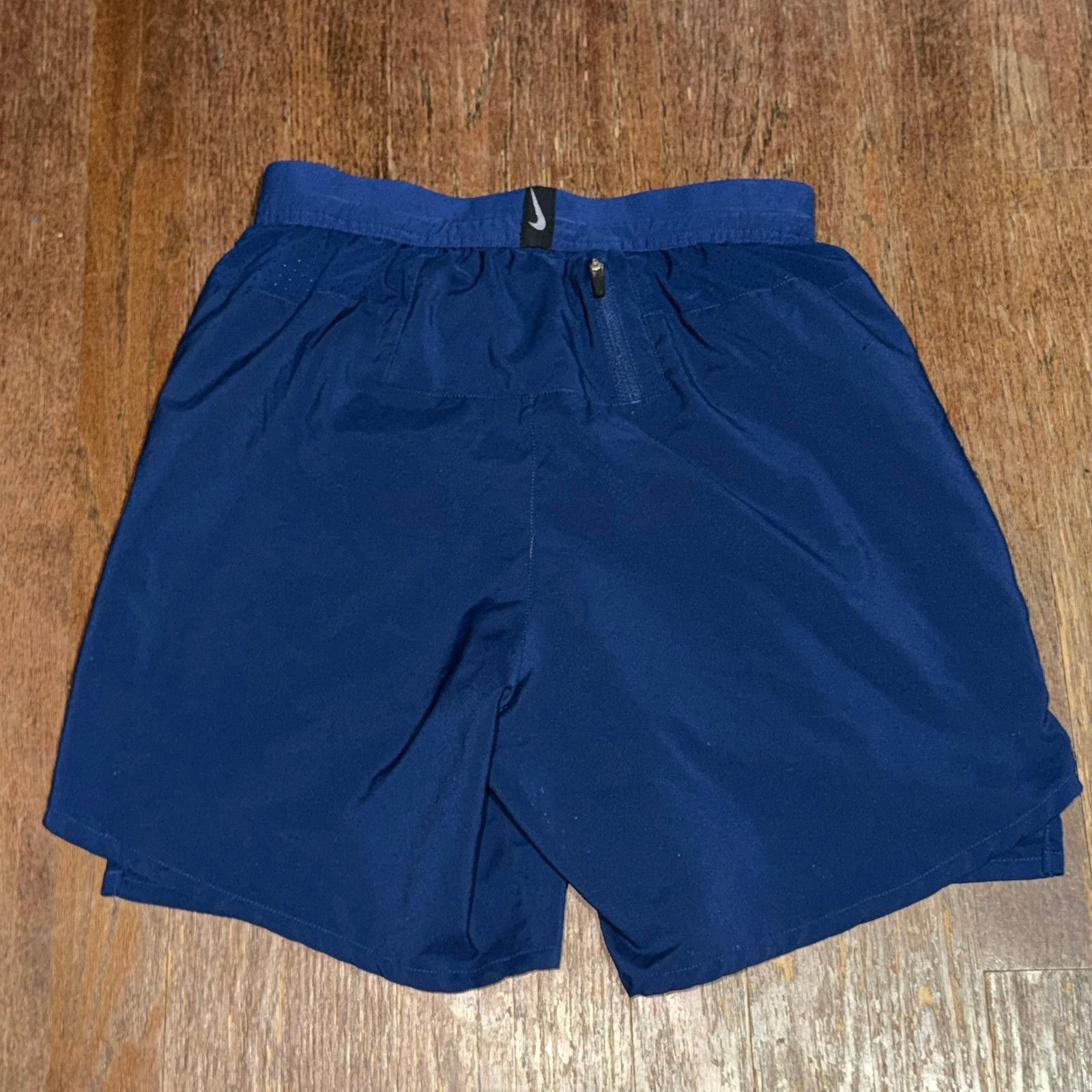 Nike Nike Flex Stride Shorts Navy Blue Used Mens SM 6.5” Rare Y2K Size US 30 / EU 46 - 5 Thumbnail