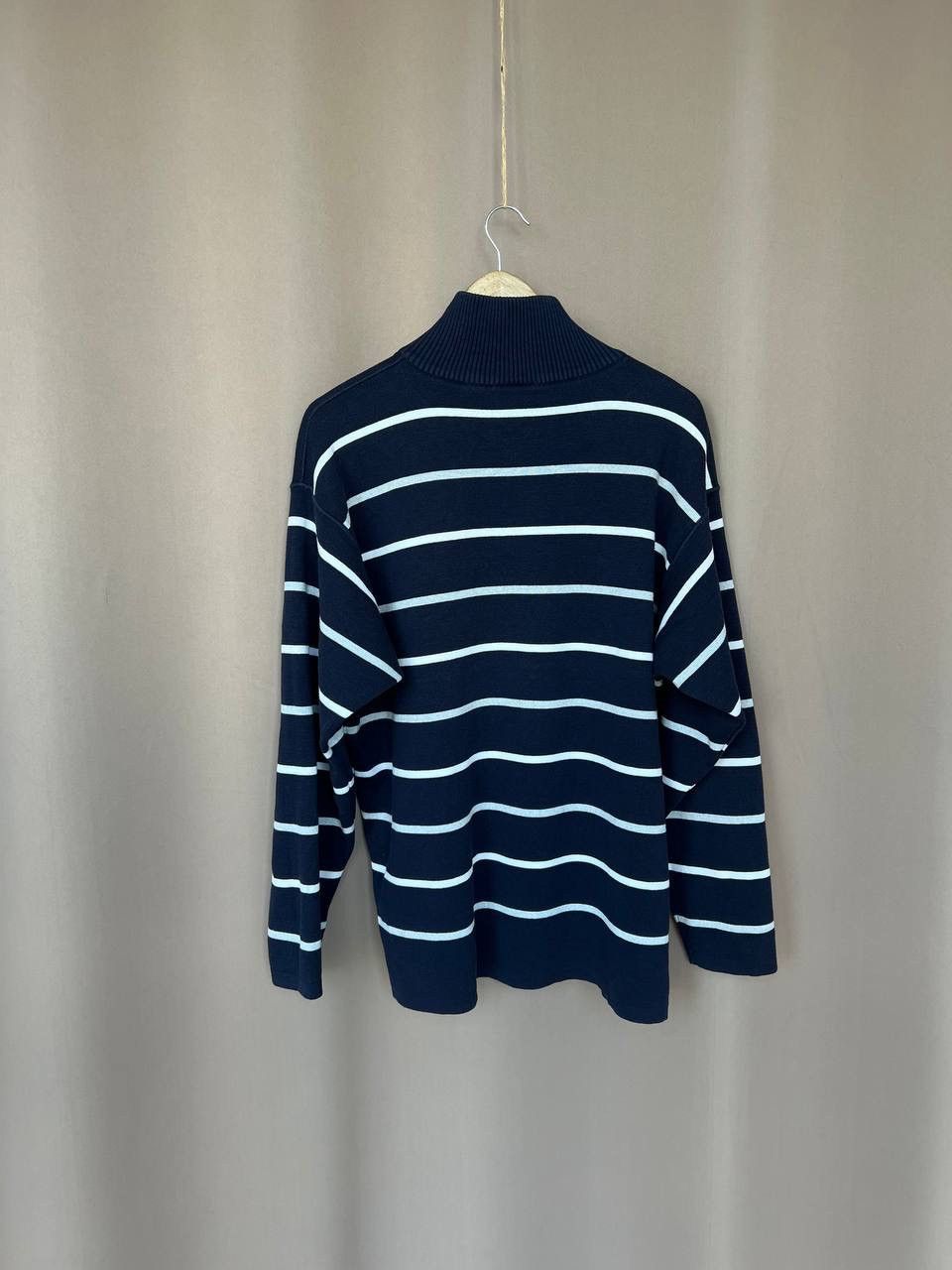 Lacoste Lacoste Half Zip Sweater Mens Size 7 or L Striped Pullover Size US L / EU 52-54 / 3 - 7 Thumbnail