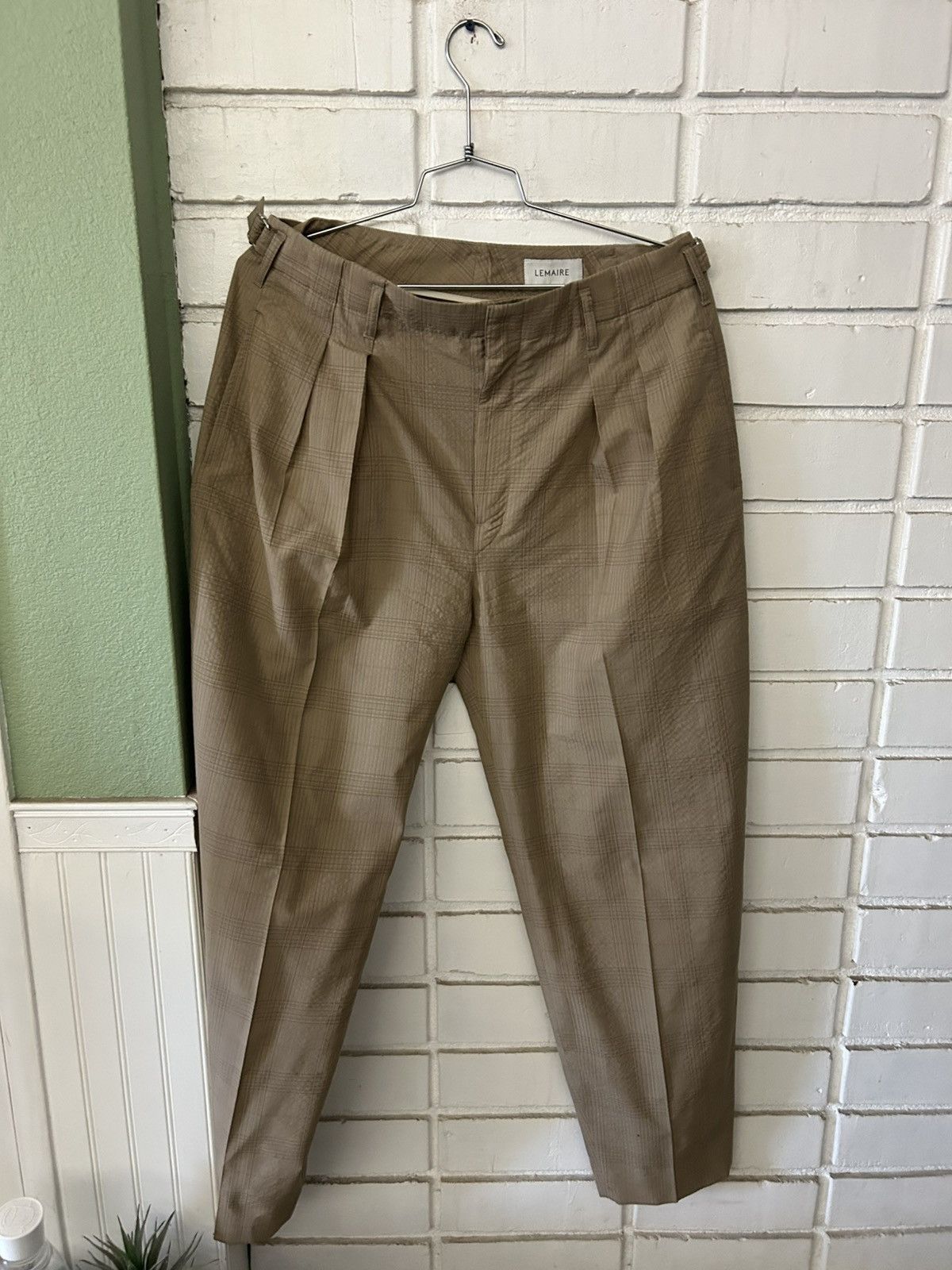 Lemaire Lemaire TAILORED Khaki Suit SET (szL) Size 50R - 4 Thumbnail