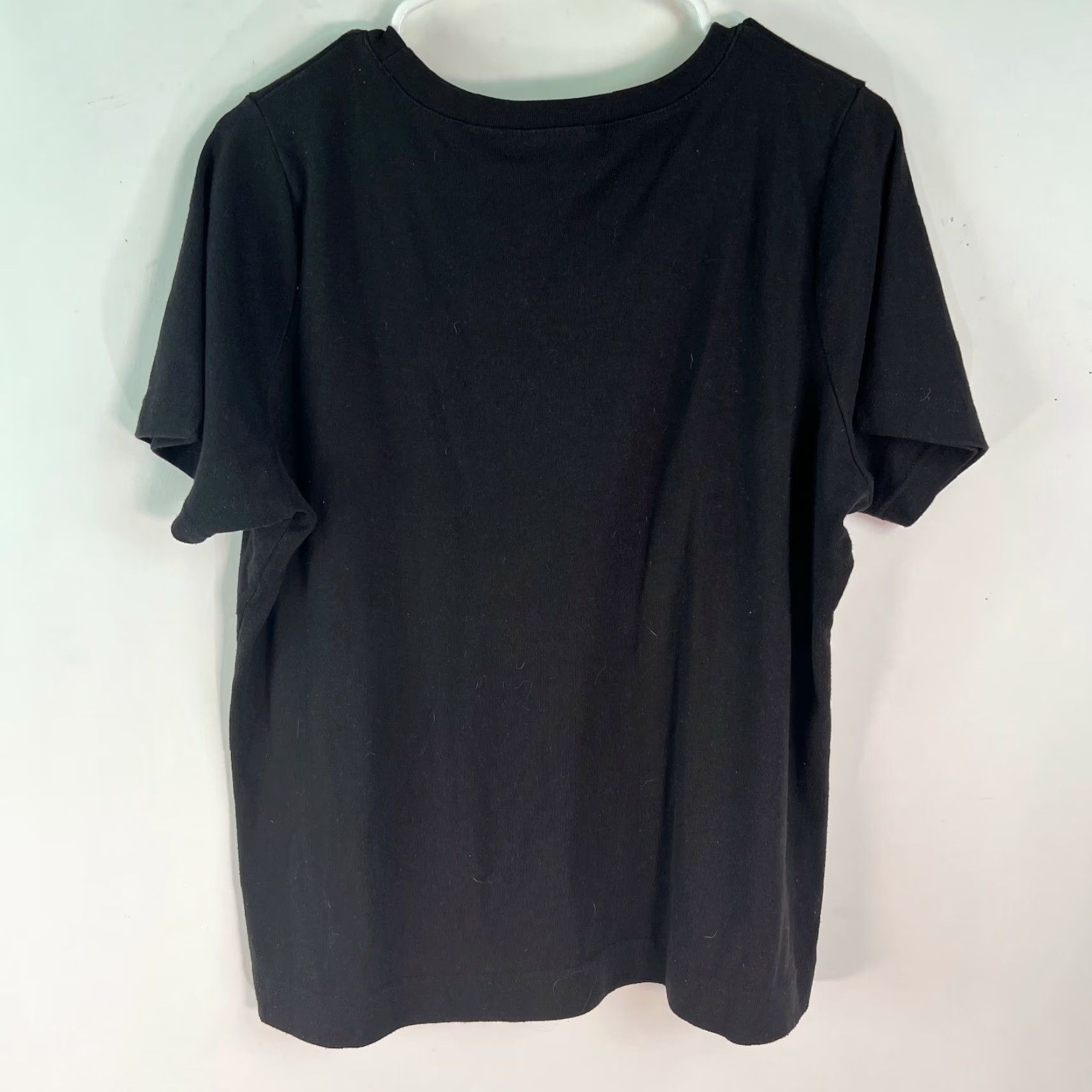 Vintage Fashion Bug T-Shirt Womens Black 14W Short Sleeves Round Neck Plus Size 14W Womens Casual Shirt Mens? Size XL / US 12-14 / IT 48-50 - 2 Thumbnail
