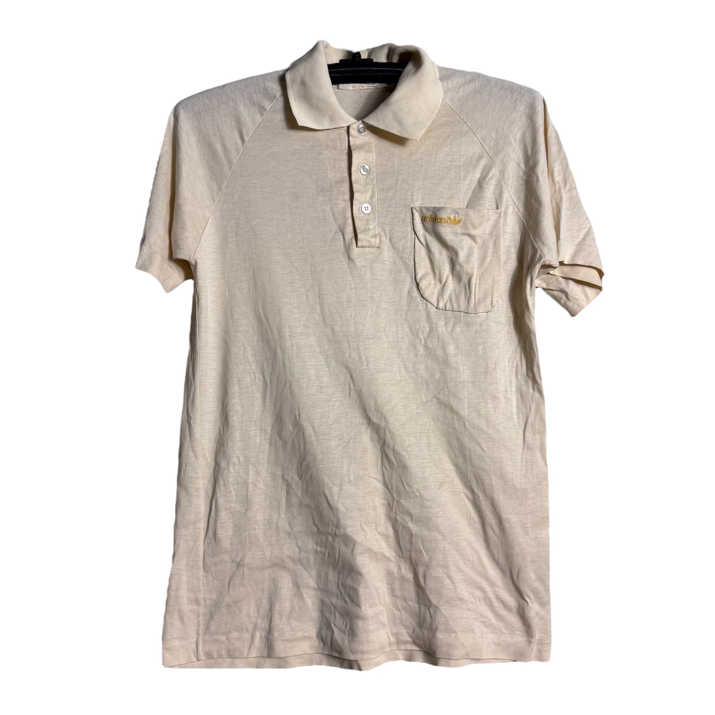 Adidas 🔥RARE🔥Vintage Adidas Single Pocket Polo Shirt Single Stich Size US M / EU 48-50 / 2 - 1 Thumbnail