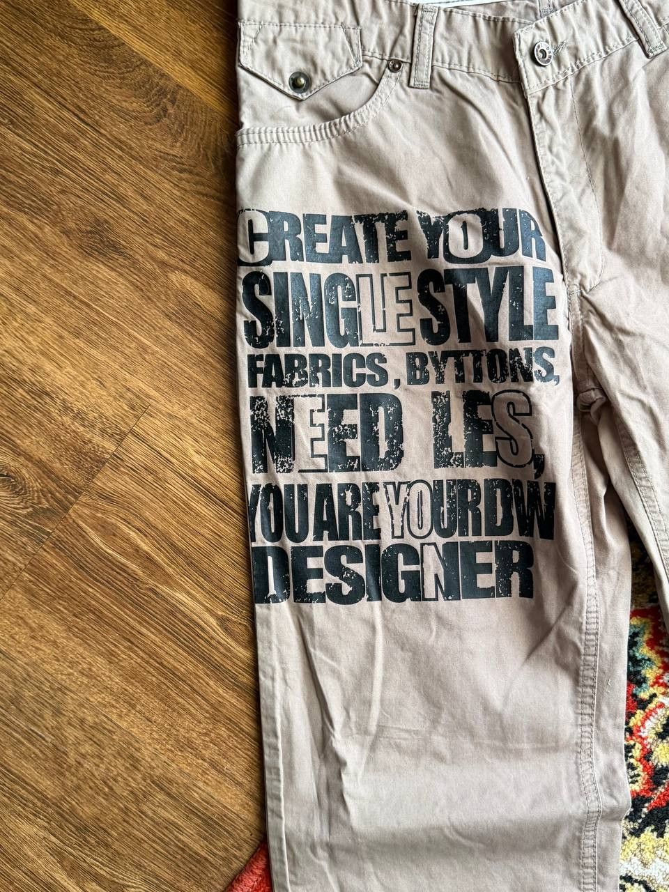 Hedi Slimane 2000s Retro Archive Hedi Slimane Dior Baggy Streetwear Pants Size US 32 / EU 48 - 6 Thumbnail