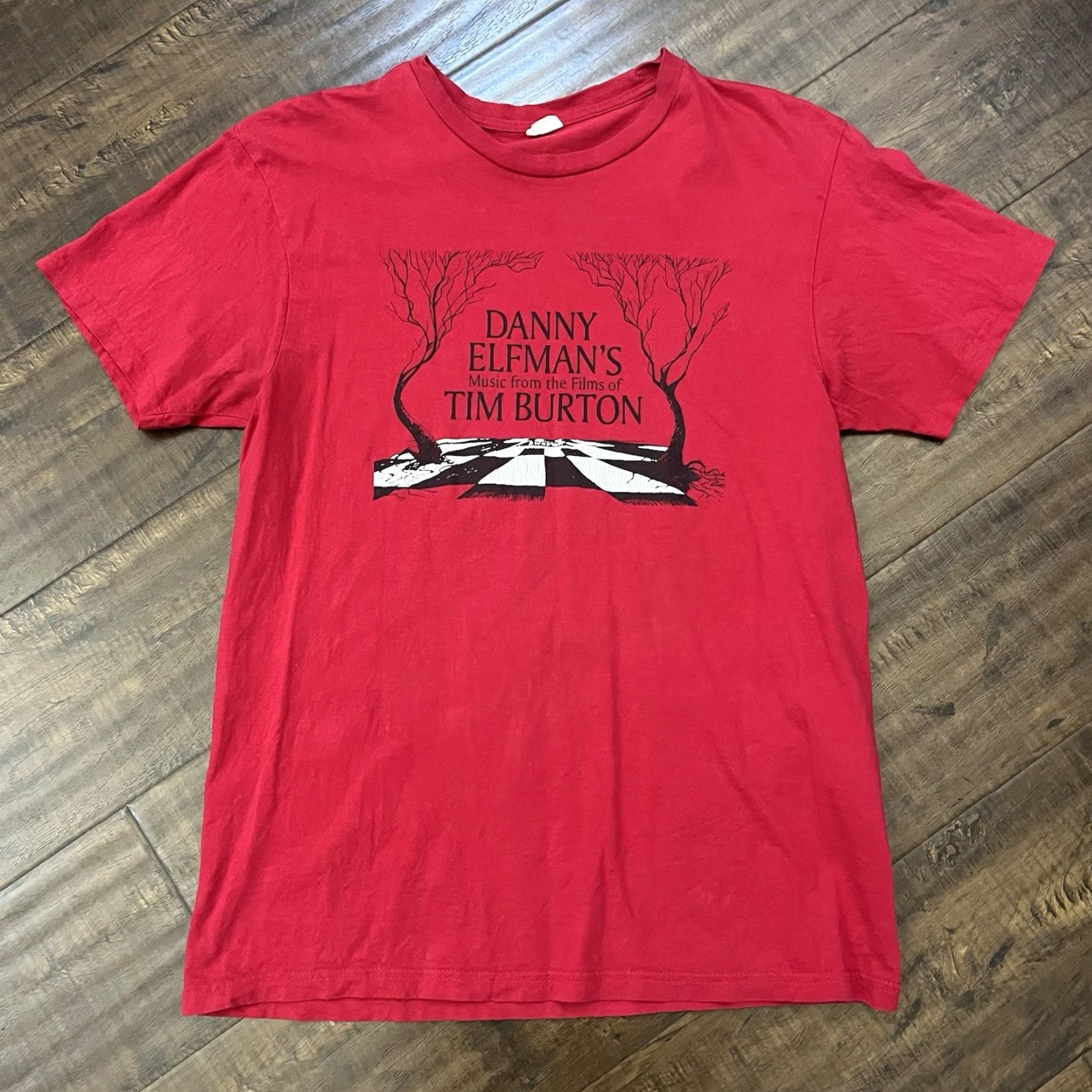 Burton VINTAGE Danny Elfman T Shirt Men Medium Cotton Short Sleeve Crew Neck Skeleton Graphic 80s Music Promo Size US M / EU 48-50 / 2 - 2 Thumbnail