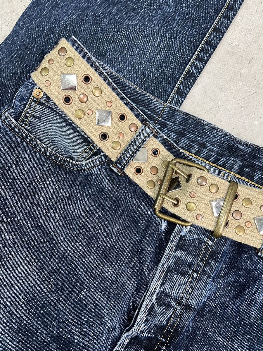 KMRii Kmrii style studded canvas fashion belt streetwear y2k Size ONE SIZE - 3 Thumbnail