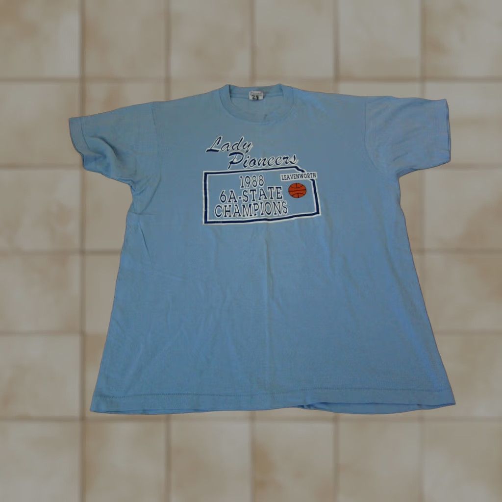 Fruit Of The Loom Vintage 80s Basketball Shirt Mens Extra Large Blue Fruit of the Loom Made USA Size US XL / EU 56 / 4 - 1 Thumbnail