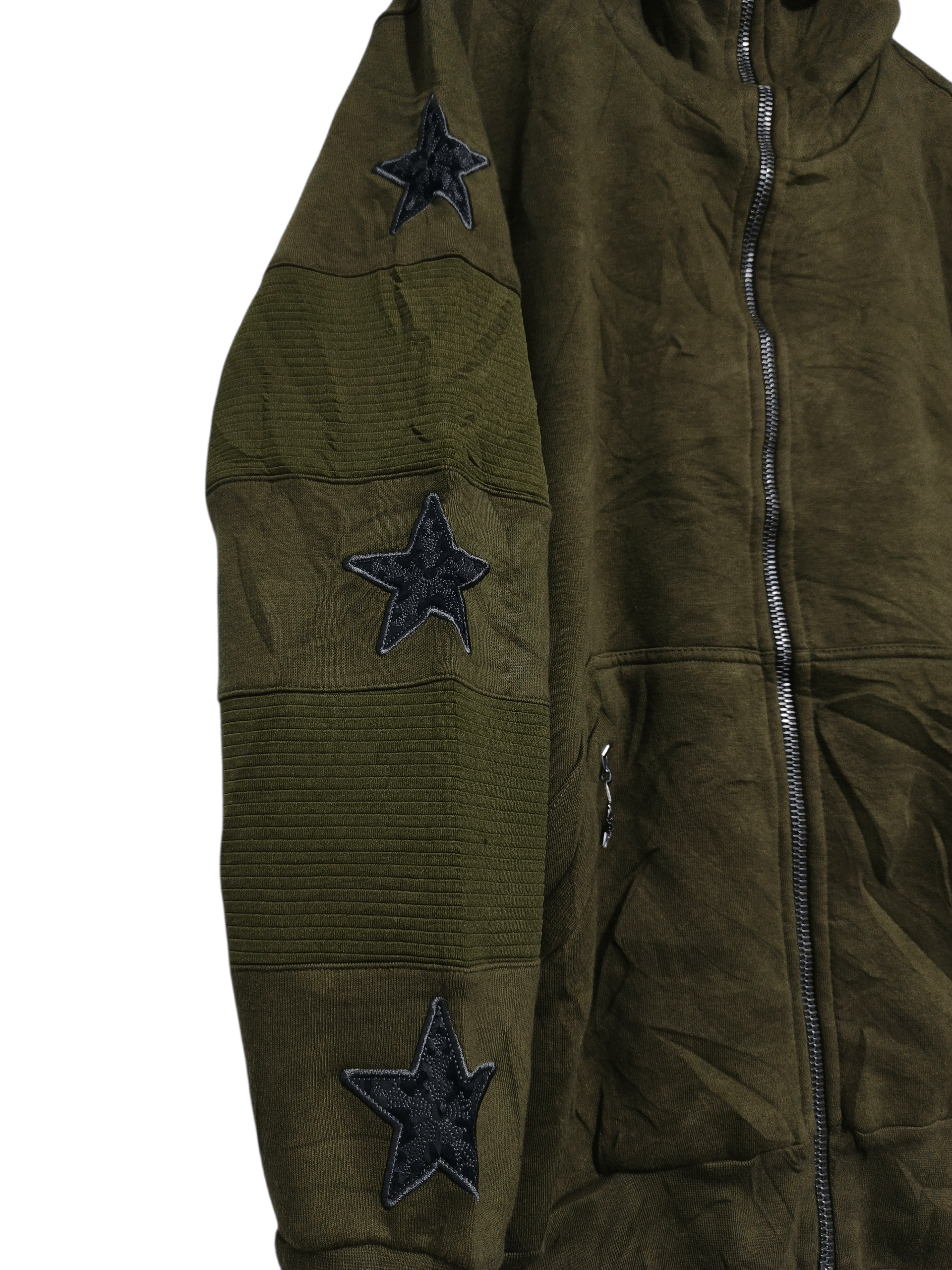 A&G Rock A&G Rock Couture full zip hoodie greend army Size US L / EU 52-54 / 3 - 3 Thumbnail
