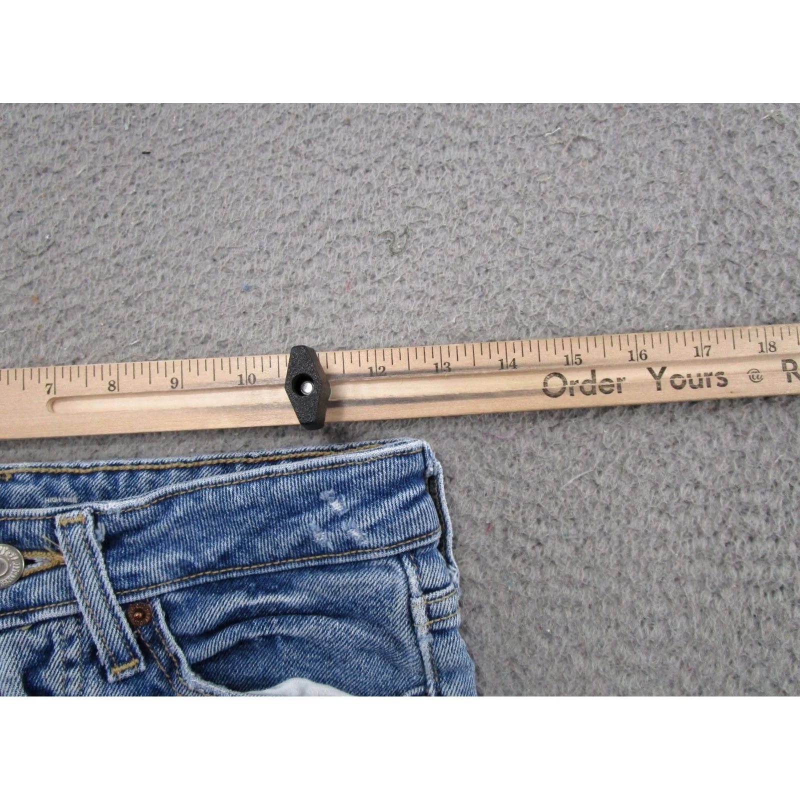 Old Navy Old Navy Jeans Denim 5-Pocket Stretch Regular Size 0 Blue Medium Wash Womens Straight Comfort Vintage 90s Style Size 25" / US 0 / IT 36 - 6 Thumbnail