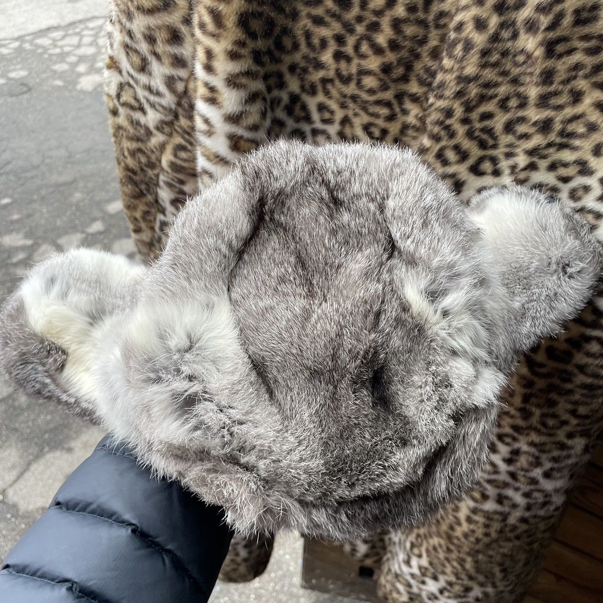 Japanese Brand × Vintage Y2K Faux Fur Ushanka Vintage Fuzzy Warm Trapper Hat mesh Size ONE SIZE - 1 Thumbnail