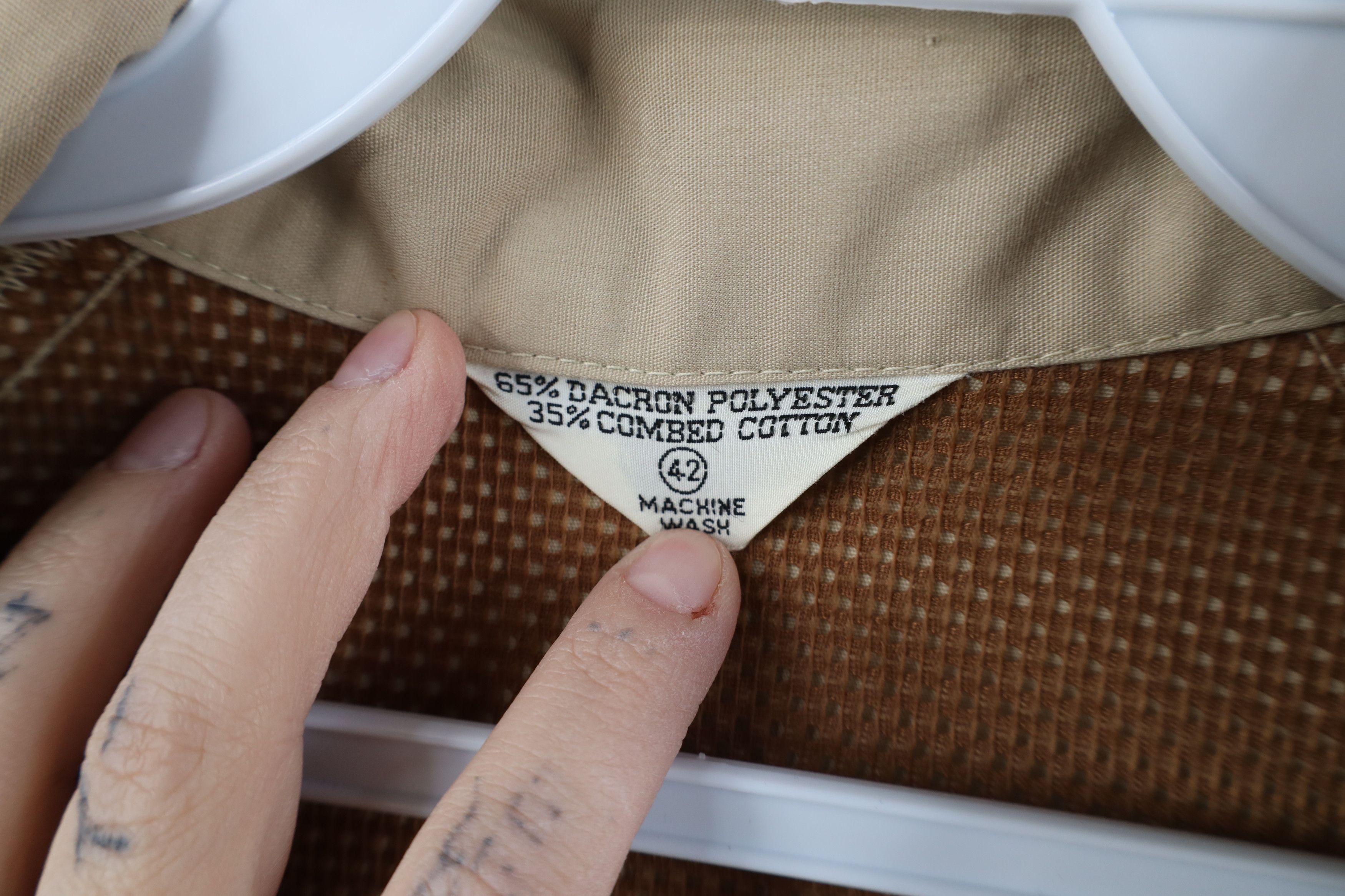 Vintage Vintage 50s 60s Streetwear Cafe Racer Bomber Jacket USA Tan Size US XL / EU 56 / 4 - 10 Thumbnail