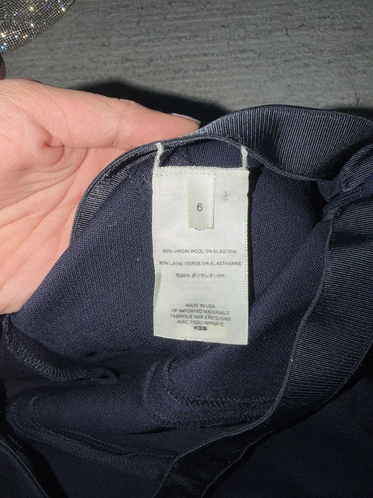 The Row Navy The Row Pants with Virgin Wool Size 28" / US 6 / IT 42 - 4 Thumbnail