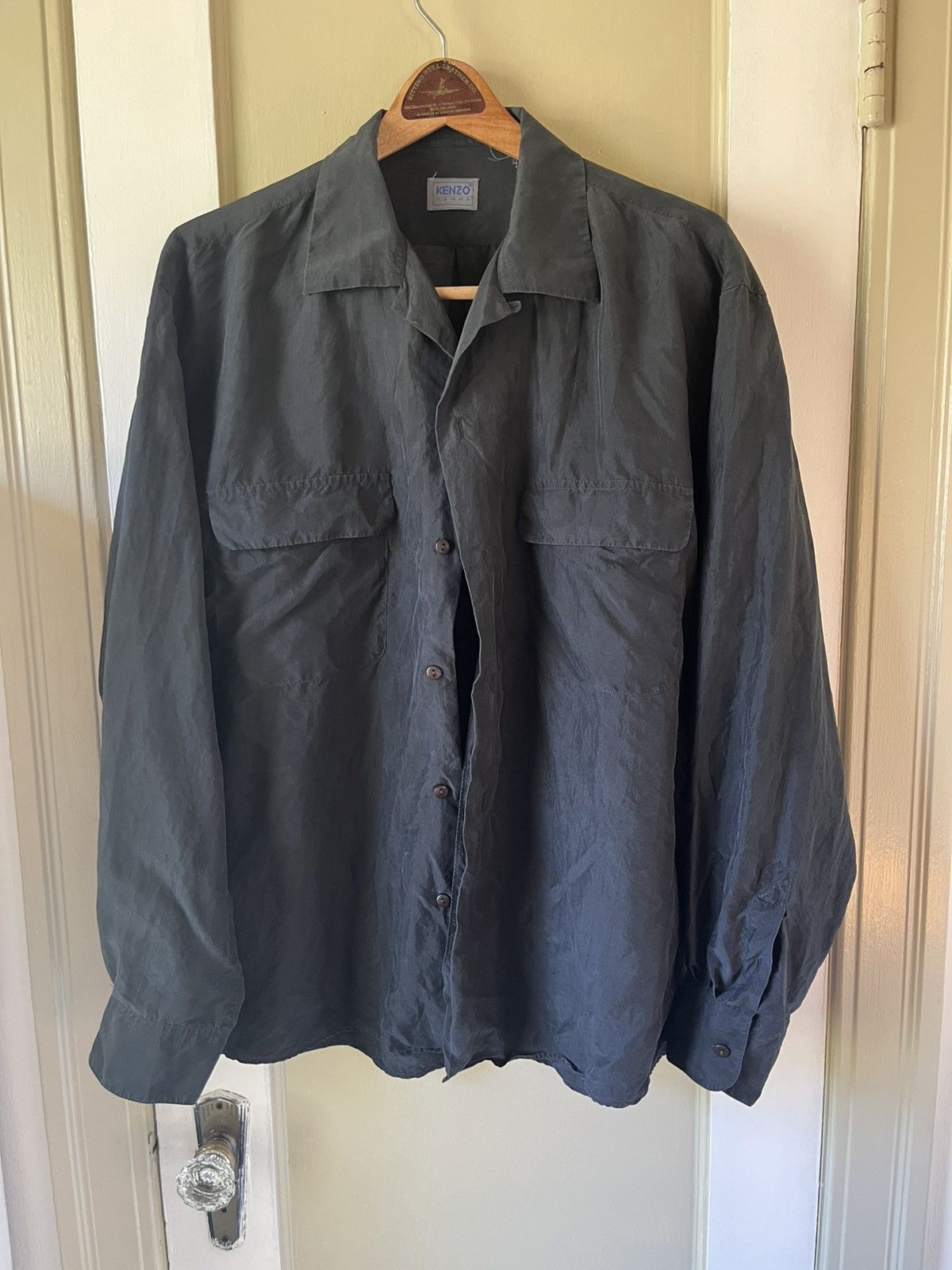 Kenzo Kenzo Homme Silk Shirt Size US L / EU 52-54 / 3 - 1 Thumbnail