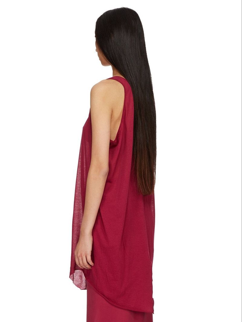 Rick Owens o1y0126 Tank Top in Garnet Size M / US 6-8 / IT 42-44 - 3 Thumbnail