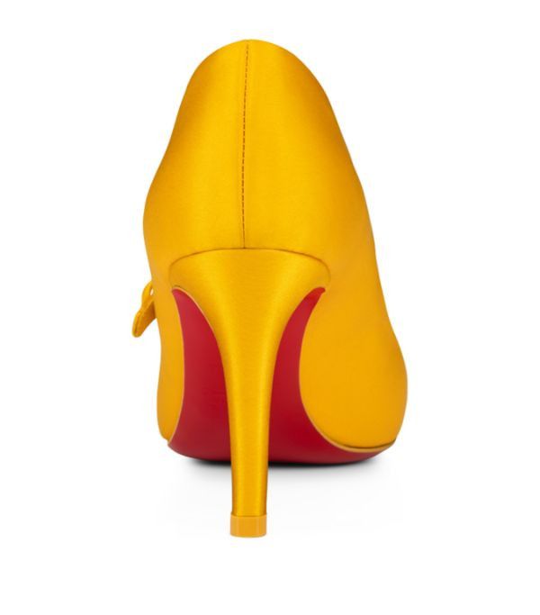 Christian Louboutin o1s1wg110924 Pumppie Wallis in Yellow Size US 5 / IT 35 - 3 Thumbnail