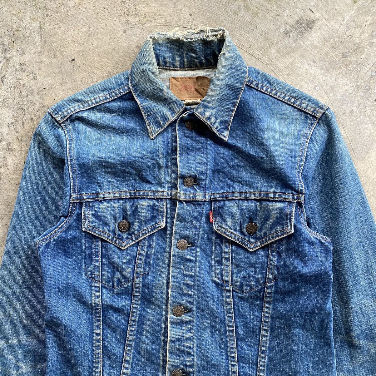Levi's Distressed Vintage LEVI'S Denim Trucker Jacket Size US S / EU 44-46 / 1 - 3 Thumbnail