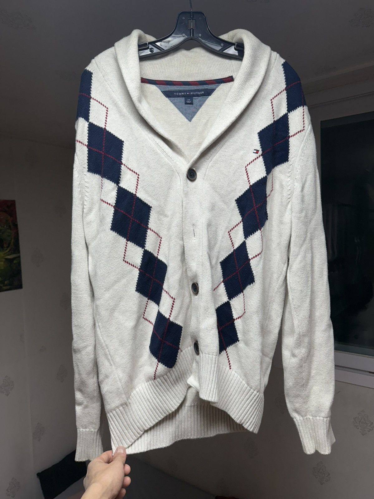 Vintage Tommy Hilfiger Cardigan hotsell size L