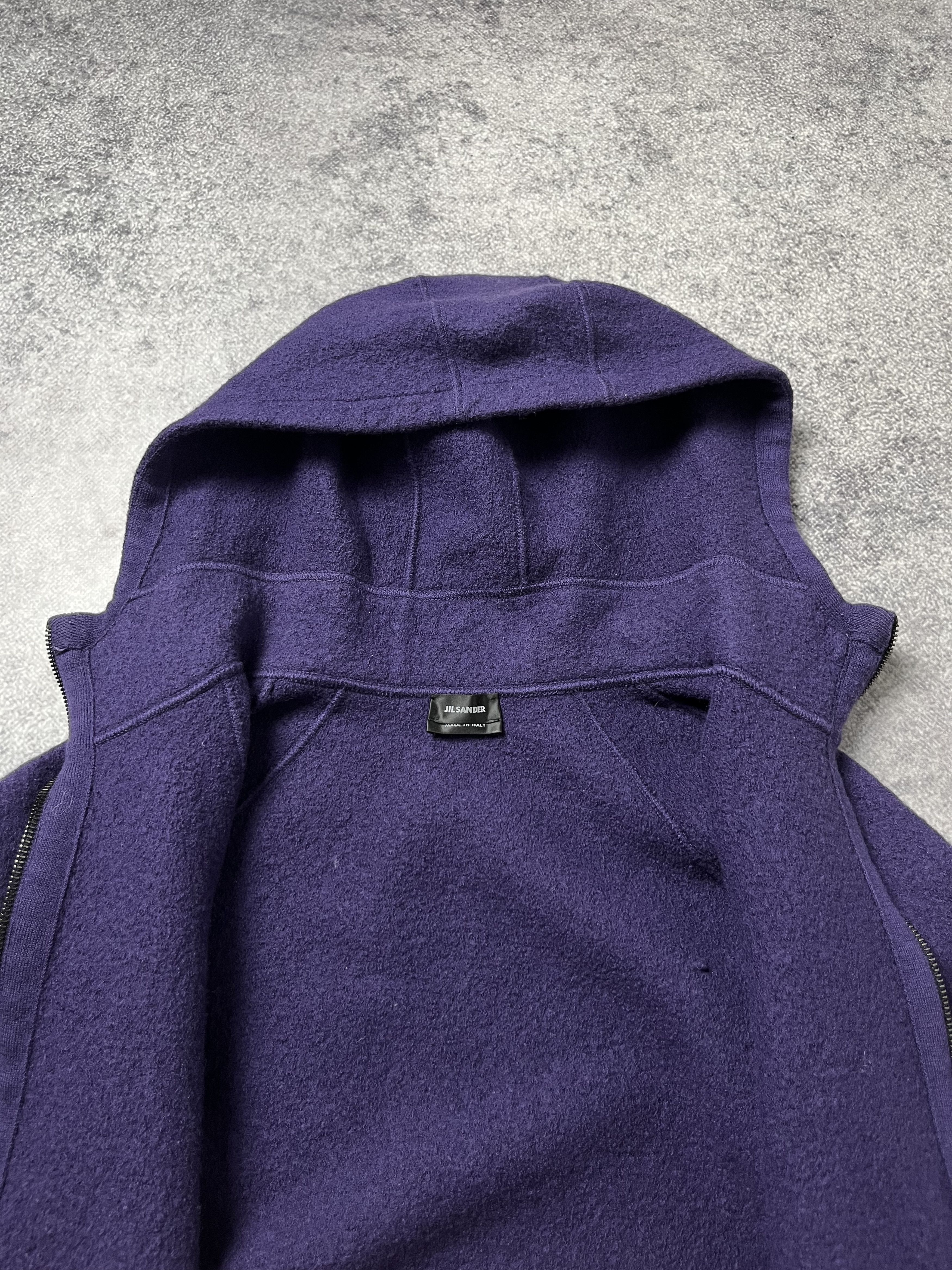 Jil Sander 🔥Jil Sander Cropped Wool Knit Jacket Hoodie Raf Simons Vibe Size US S / EU 44-46 / 1 - 10 Thumbnail