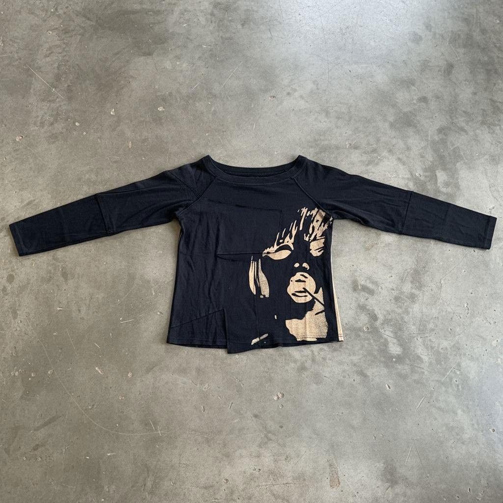 Desigual The Desigual Girl with a Straw Longsleeved Tee Size ONE SIZE - 3 Thumbnail