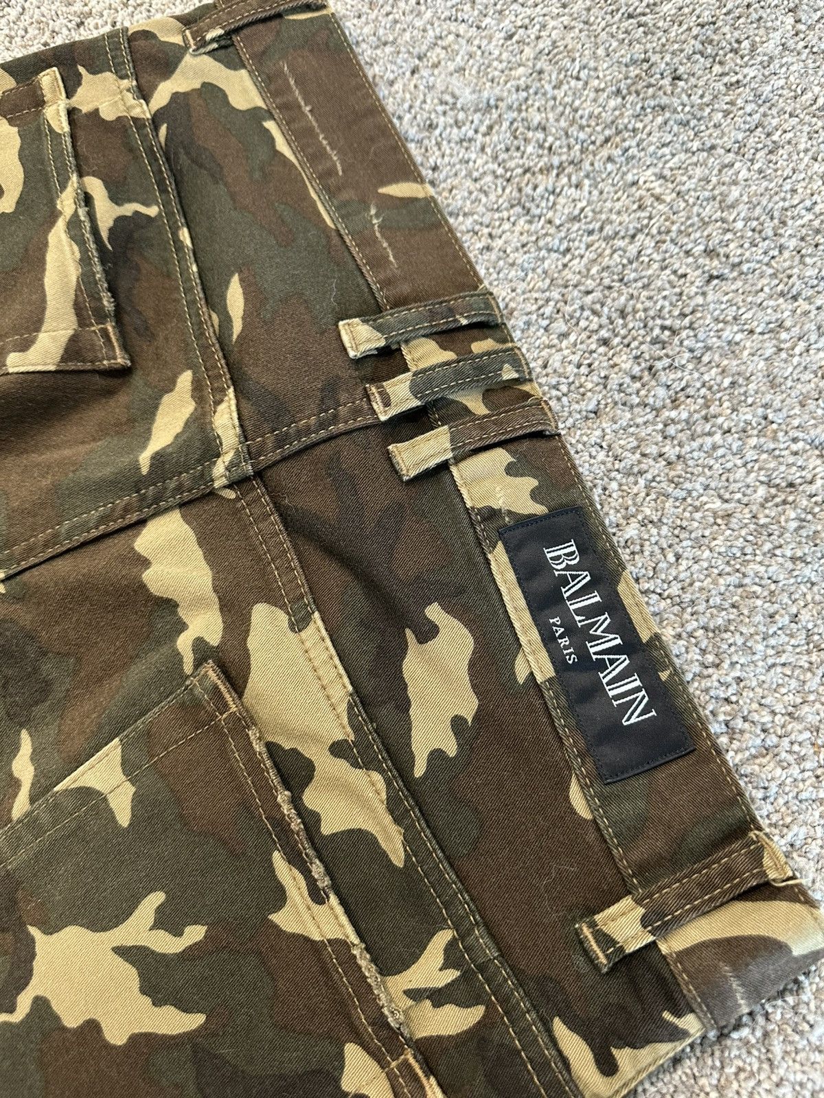 Balmain Balmain Camo Distressed Jeans Size US 29 - 4 Thumbnail