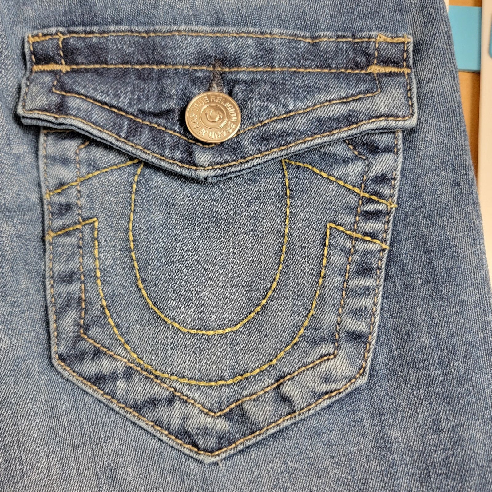 True Religion True Religion Joey Flare Jeans - Vintage Blue - Size 27 291 Size 27" / US 4 / IT 40 - 10 Thumbnail