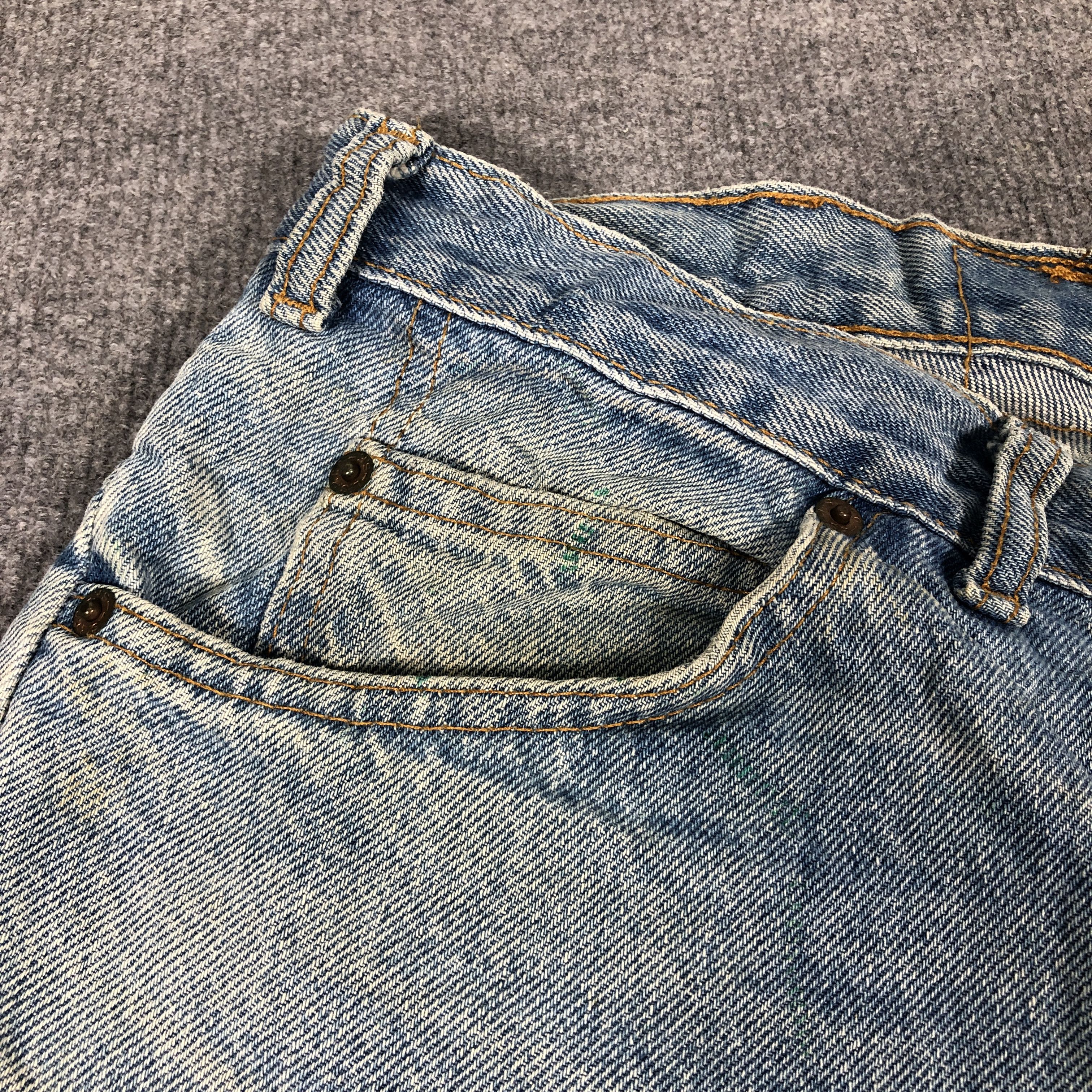 Levi's × Vintage 90s Vintage Levis Jeans Orange Tab L1019 Size US 38 / EU 54 - 3 Thumbnail