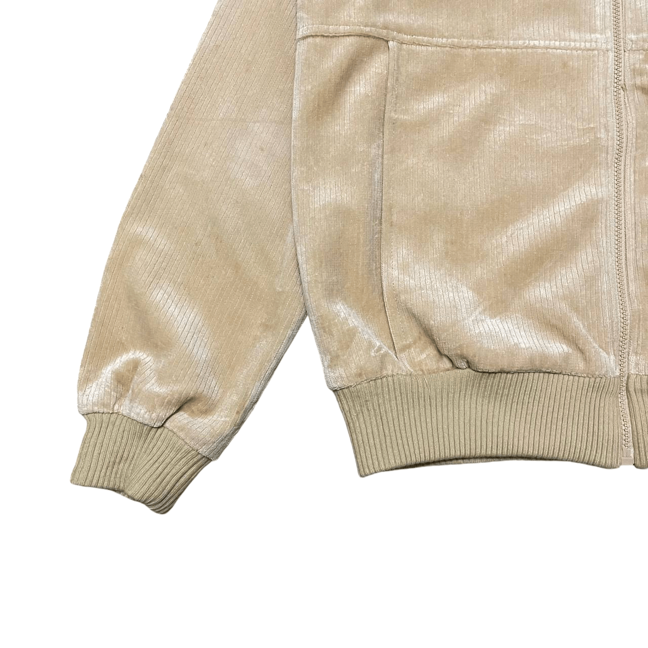 Adidas Vintage Adidas Trefoil Corduroy Zipper Jacket High Neck Size US M / EU 48-50 / 2 - 3 Thumbnail