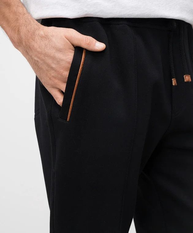 Brunello Cucinelli o1y0526 Jogger & Sweatpant in Black Size US 34 / EU 50 - 4 Thumbnail