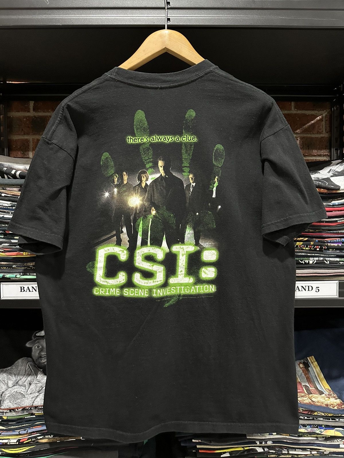 Vintage Vintage Movie CSI Promo Tee Size US XL / EU 56 / 4 - 1 Thumbnail