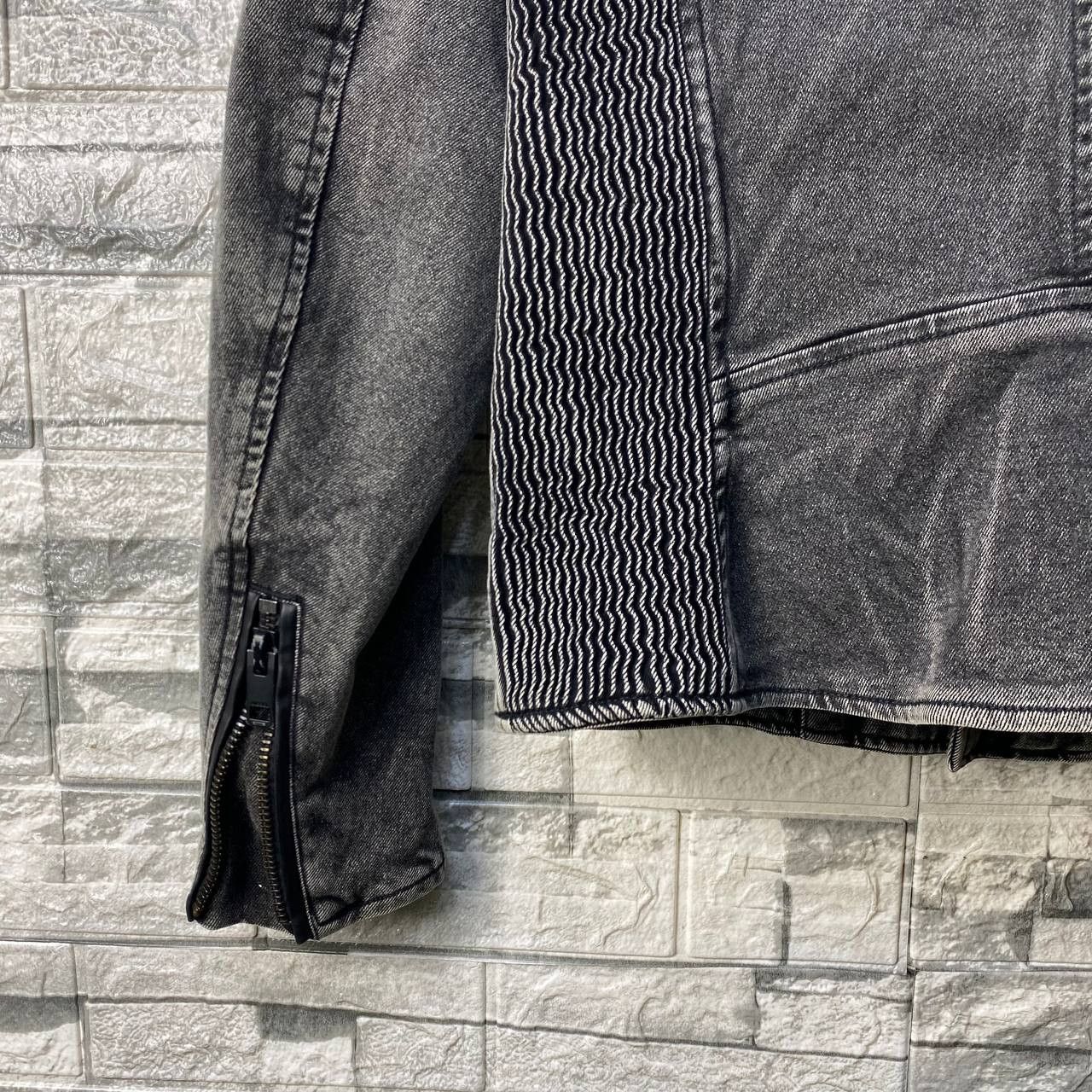 Diesel DIESEL BIKER JACKET FADED BLACK MEDIUM Size US M / EU 48-50 / 2 - 9 Thumbnail