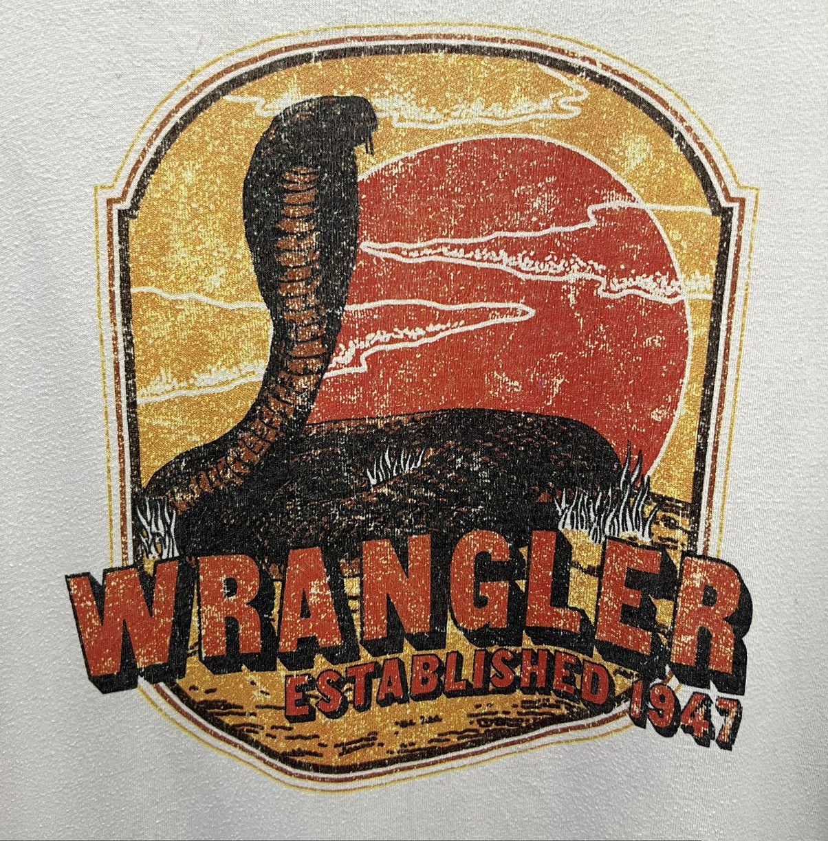 Vintage × Wrangler VINTAGE WRANGLER ESTABLISHED 1947 SHIRT Size US XXL / EU 58 / 5 - 4 Thumbnail