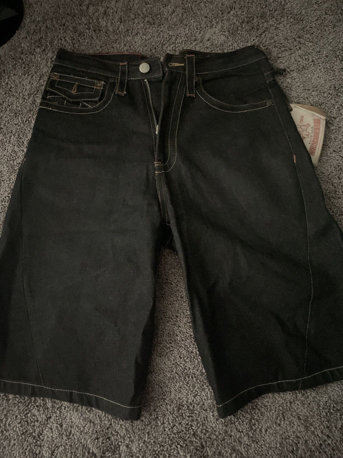 True Religion × Vintage Vintage True Religion Denim Shorts Size US 32 / EU 48 - 1 Thumbnail