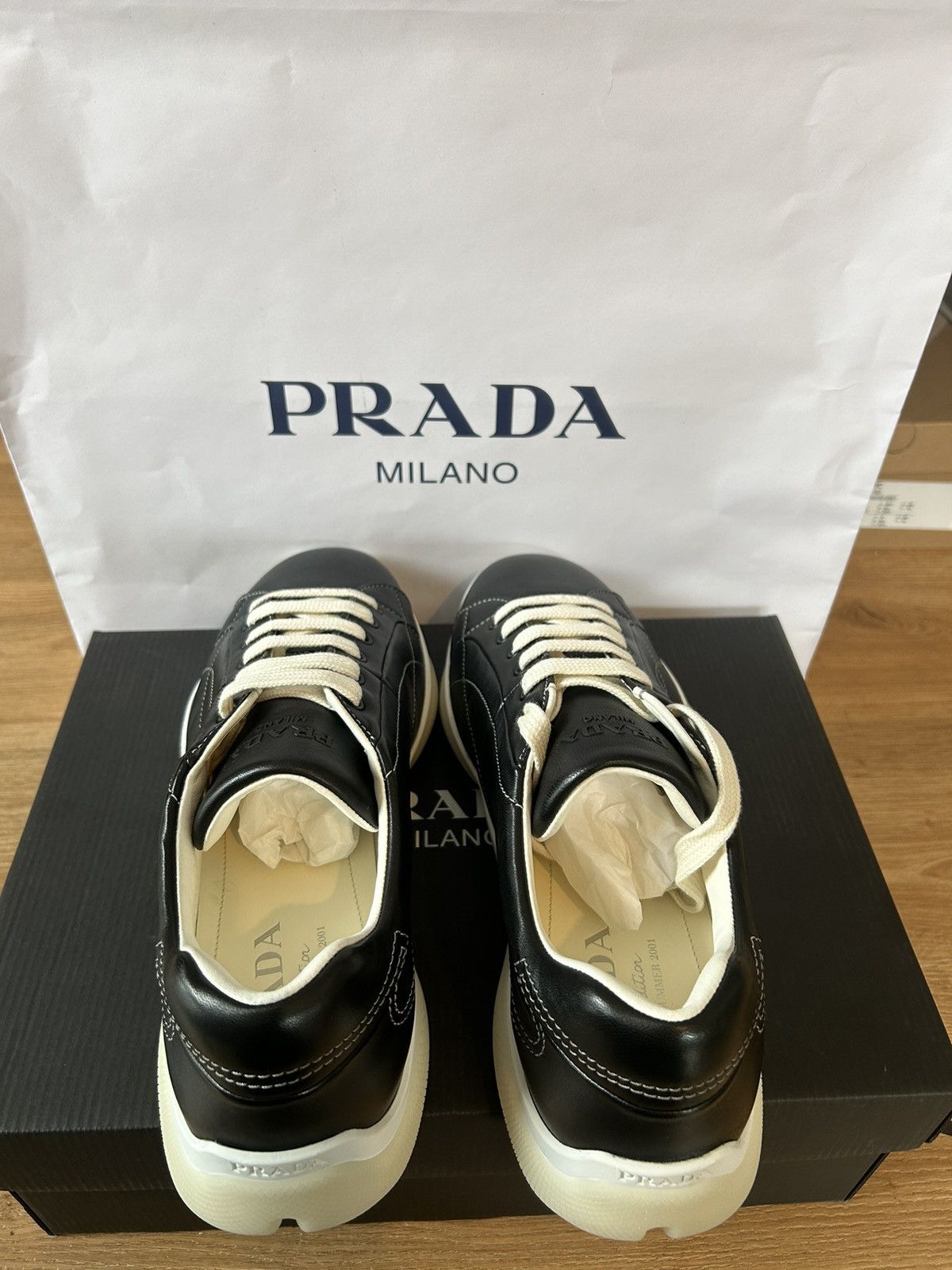 Prada Prada nappa cup Size US 12 / EU 45 - 6 Thumbnail