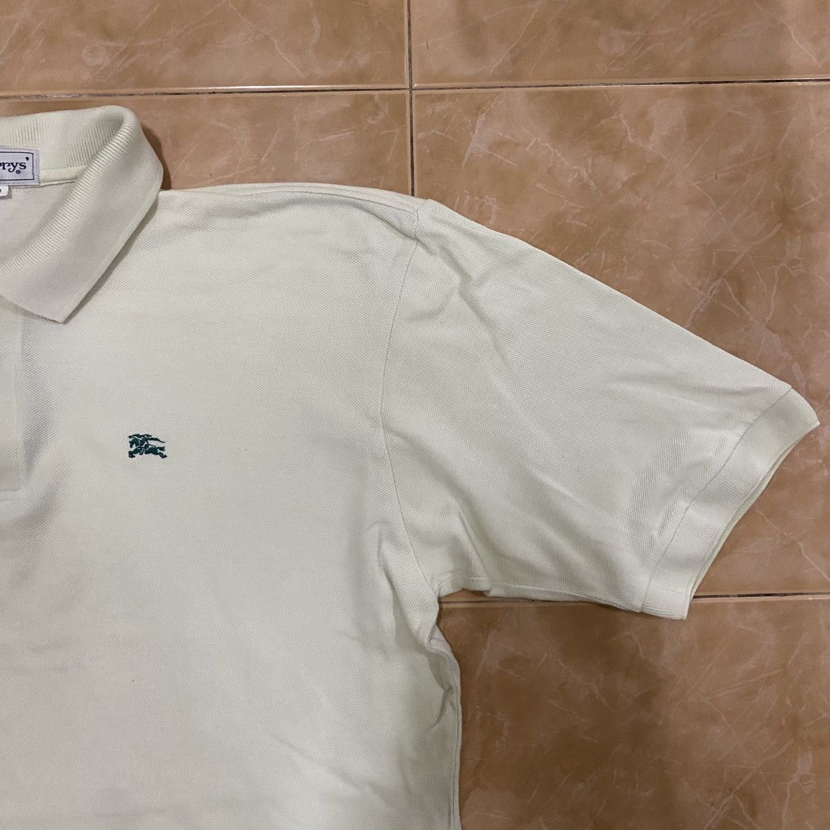 Burberry × Vintage Vintage BURBERRY Small Embroidered Logo Polo Shirt Size US L / EU 52-54 / 3 - 5 Thumbnail