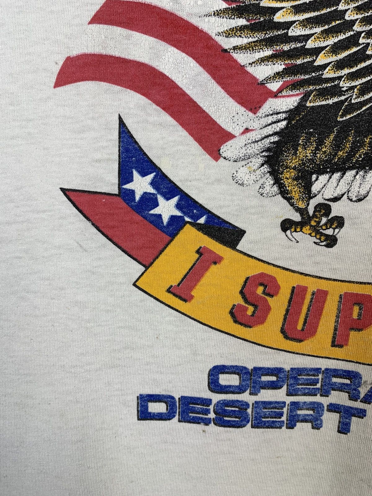 Vintage Vintage Operation Desert Storm We Love USA I support T-shirt Size US L / EU 52-54 / 3 - 16 Thumbnail