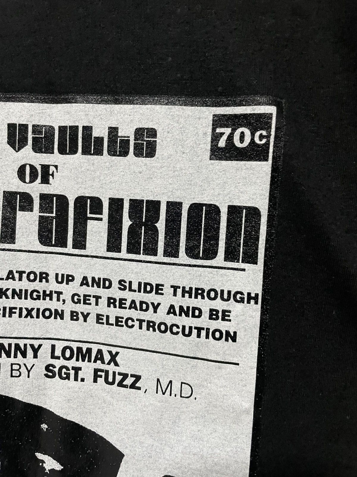 Band Tees × Vintage Vintage 90s Electrafixion Promo T Shirt Echo & The Bunnyman Size US XL / EU 56 / 4 - 9 Thumbnail