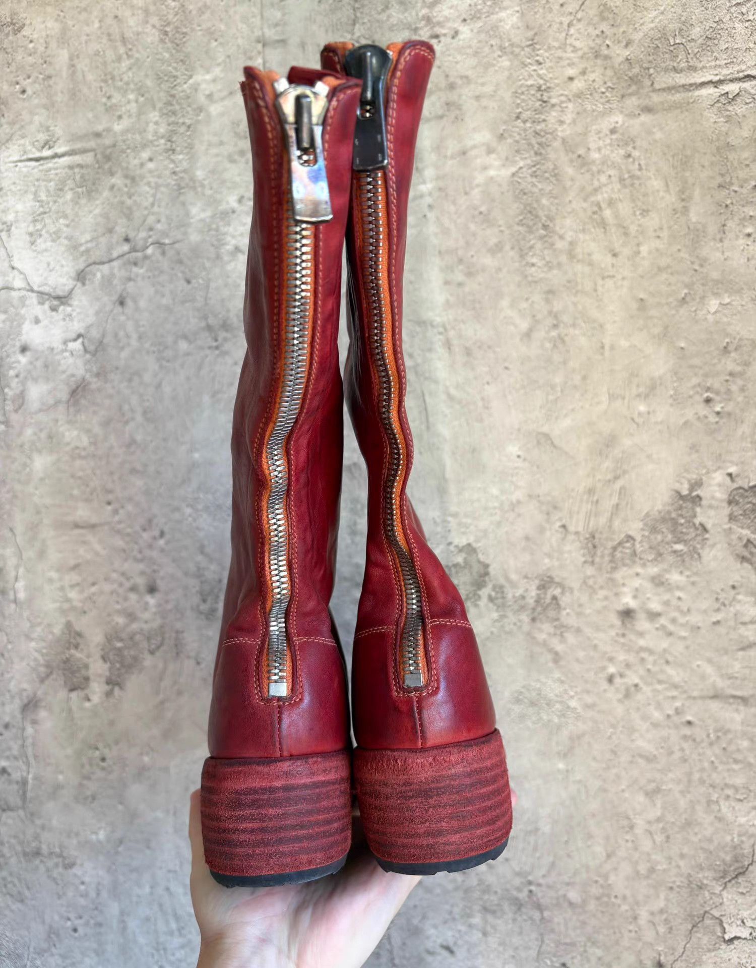 Guidi Guidi 789 Back Zip Boots K25 Size US 6 / IT 36 - 4 Thumbnail