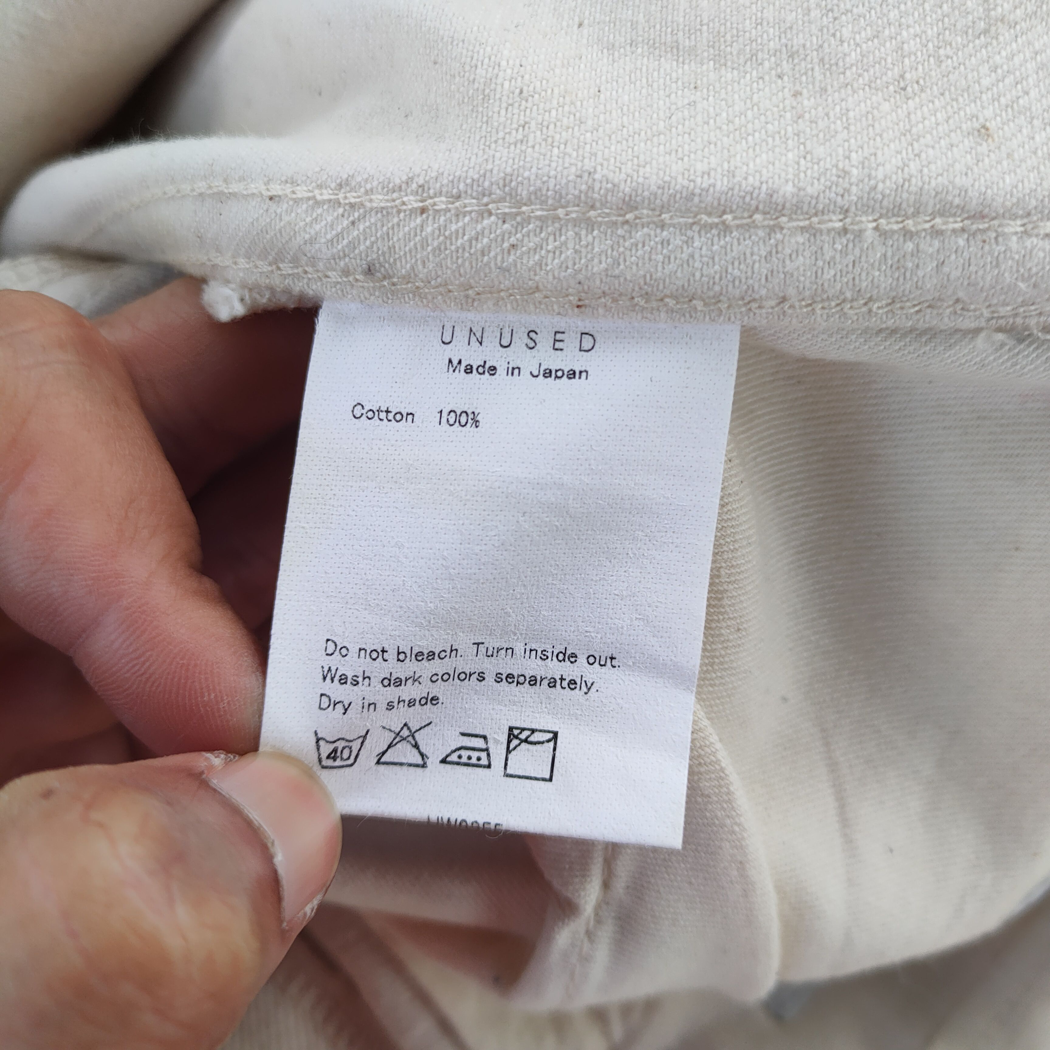 Unused VINTAGE UNUSED SKINNY FADED WHITE YELLOW JEANS DENIM PANTS Size US 32 / EU 48 - 18 Thumbnail