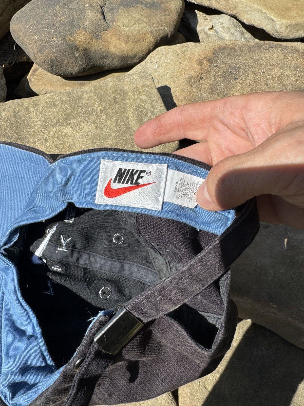 Vintage Vintage Nike Distressed Y2k Cap Size ONE SIZE - 5 Thumbnail